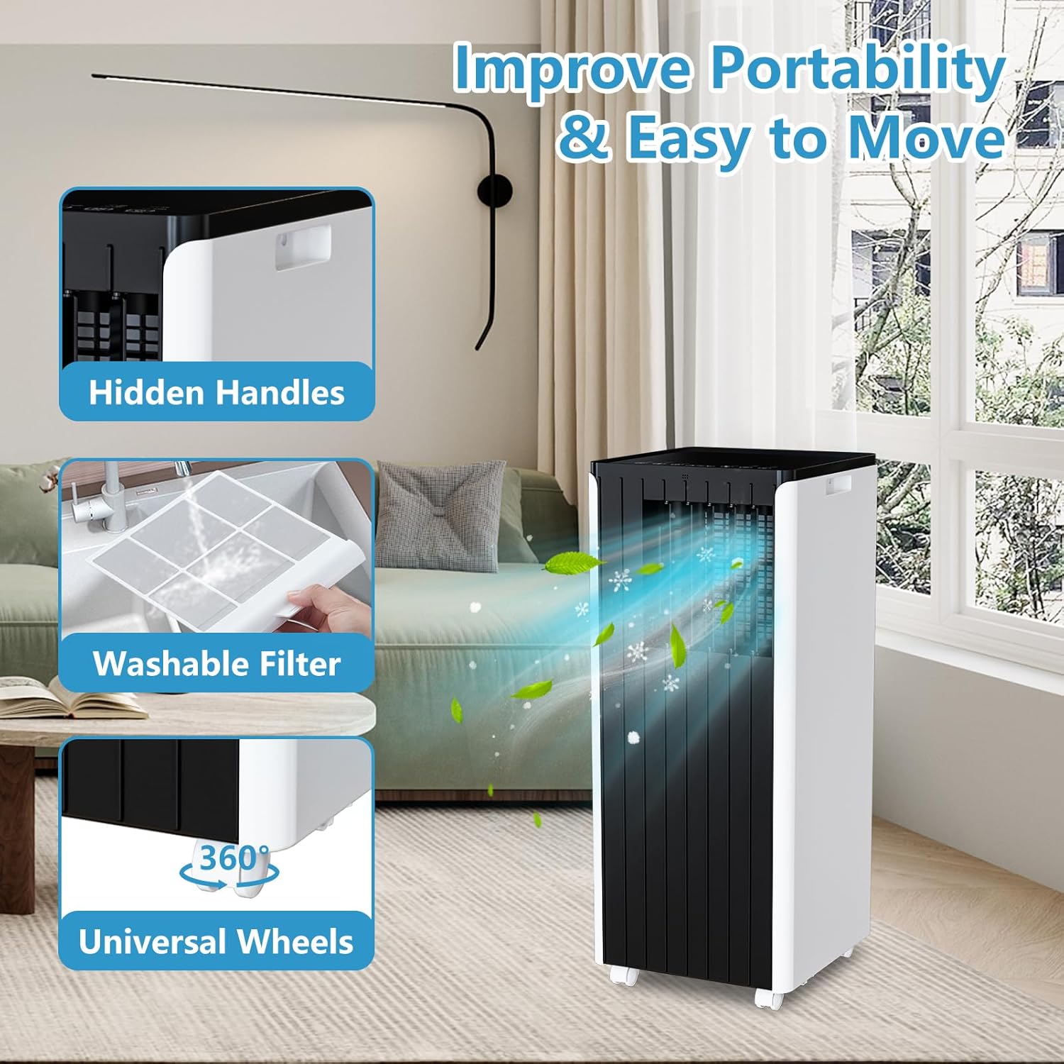 Qeetex ZYS-PHO-107L5KA9 Portable-Air-Conditioners - View #5