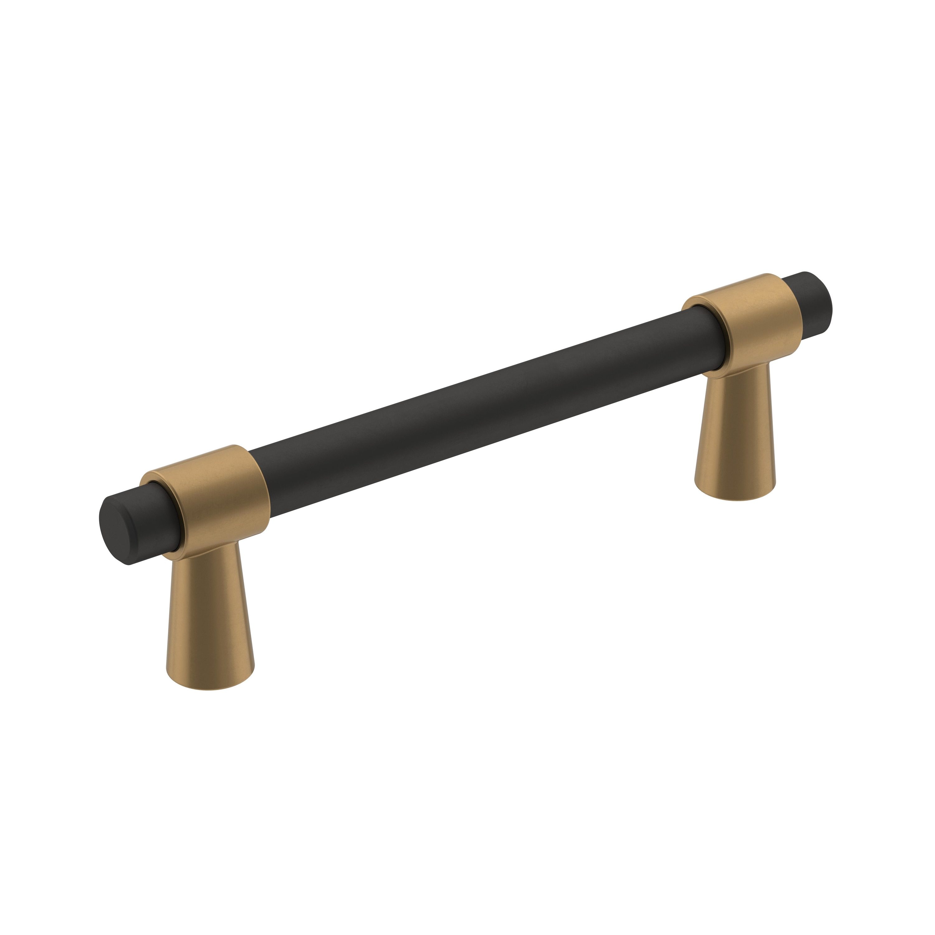 Brainerd Bar 3-3/4-in Center to Center Matte Black Cylindrical Bar Drawer  Pulls in the Drawer Pulls department at