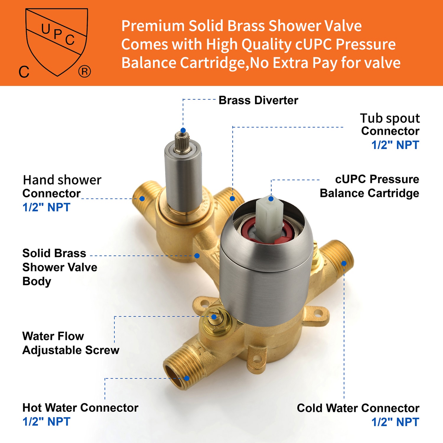Dimakai DKBR2682A008693 Tub-Shower-Combo - View #7