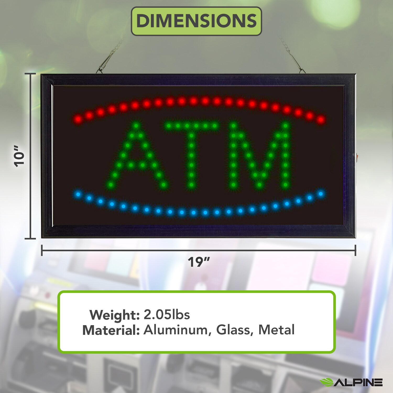 Alpine Industries 497-12-2PK Neon-Signs - View #3