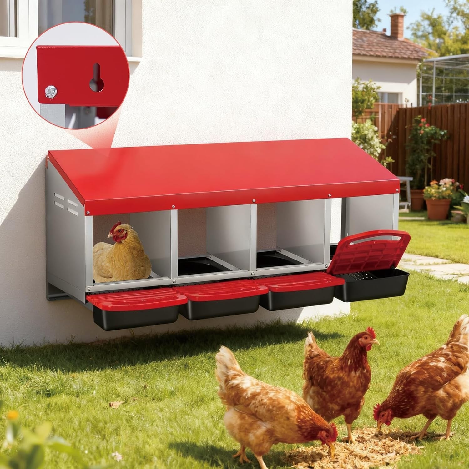 Garvee IIVB-54LK178 Chicken-Coops-Rabbit-Hutches - View #3