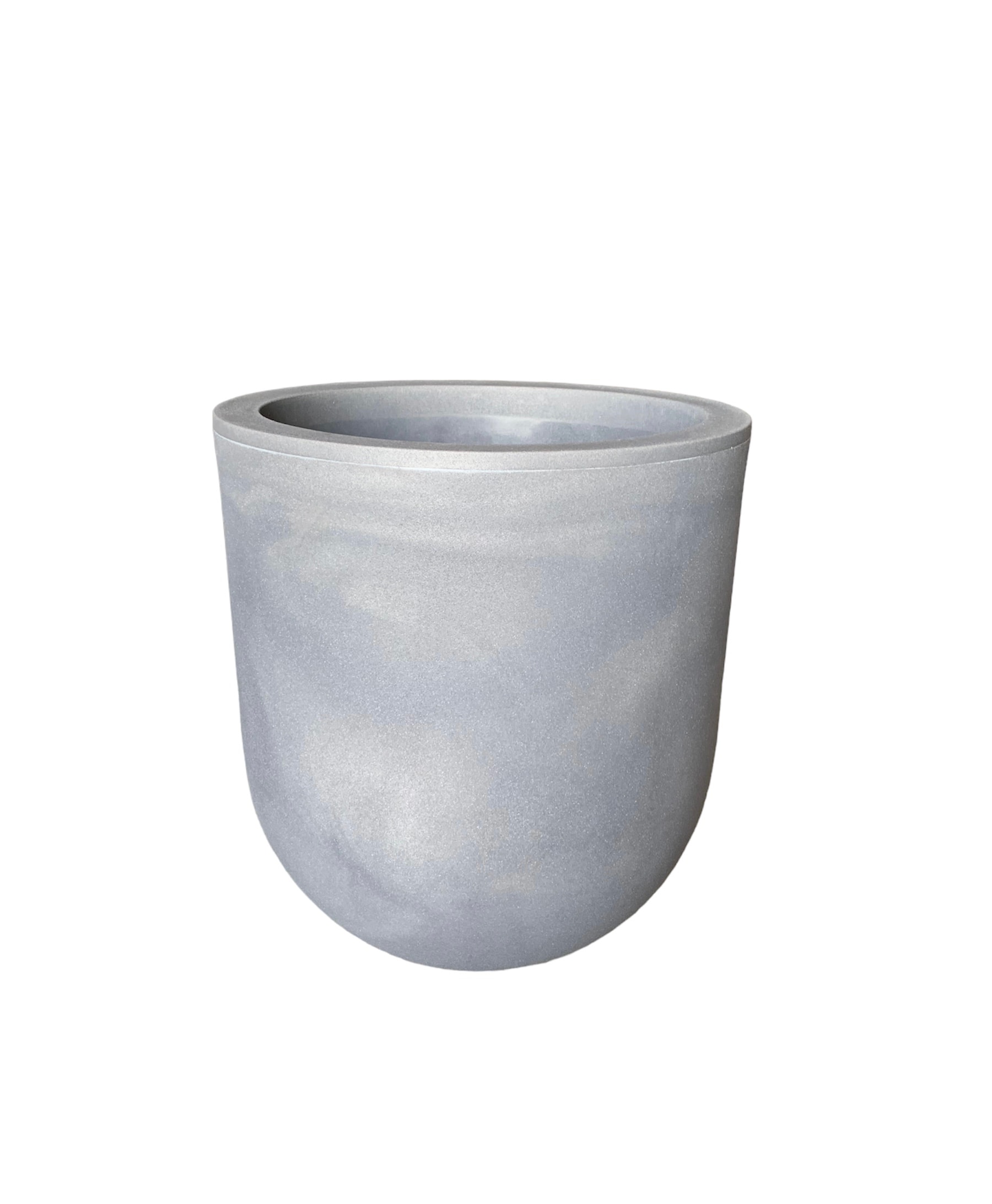 Color and Sabor Mediterano CY10STO 10.0-in W x 11-in H x Gray Plastic Indoor/Outdoor Planter