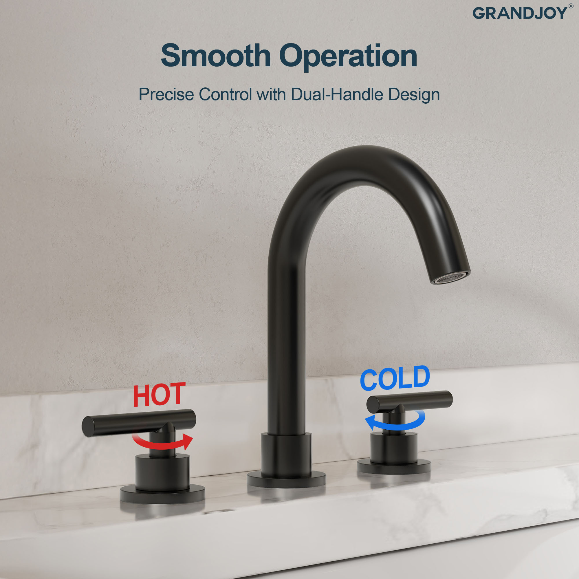 GRANDJOY TOBILI120BN Lavatory-Faucets - View #6