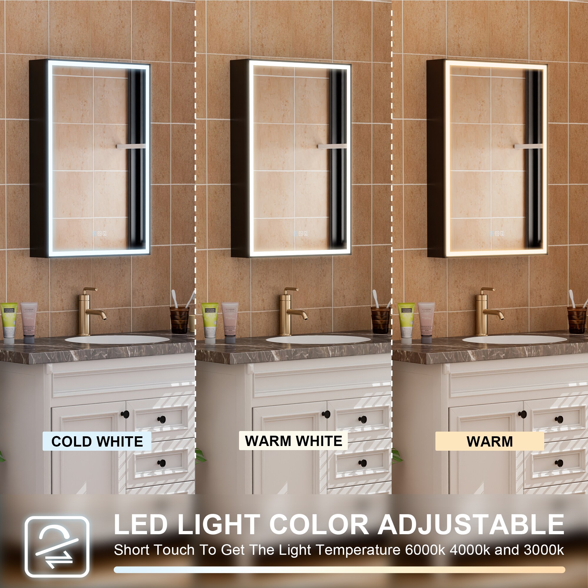 WELLFOR MC-W12MCL2030R-MC Bathroom-Medicine-Cabinets - View #11