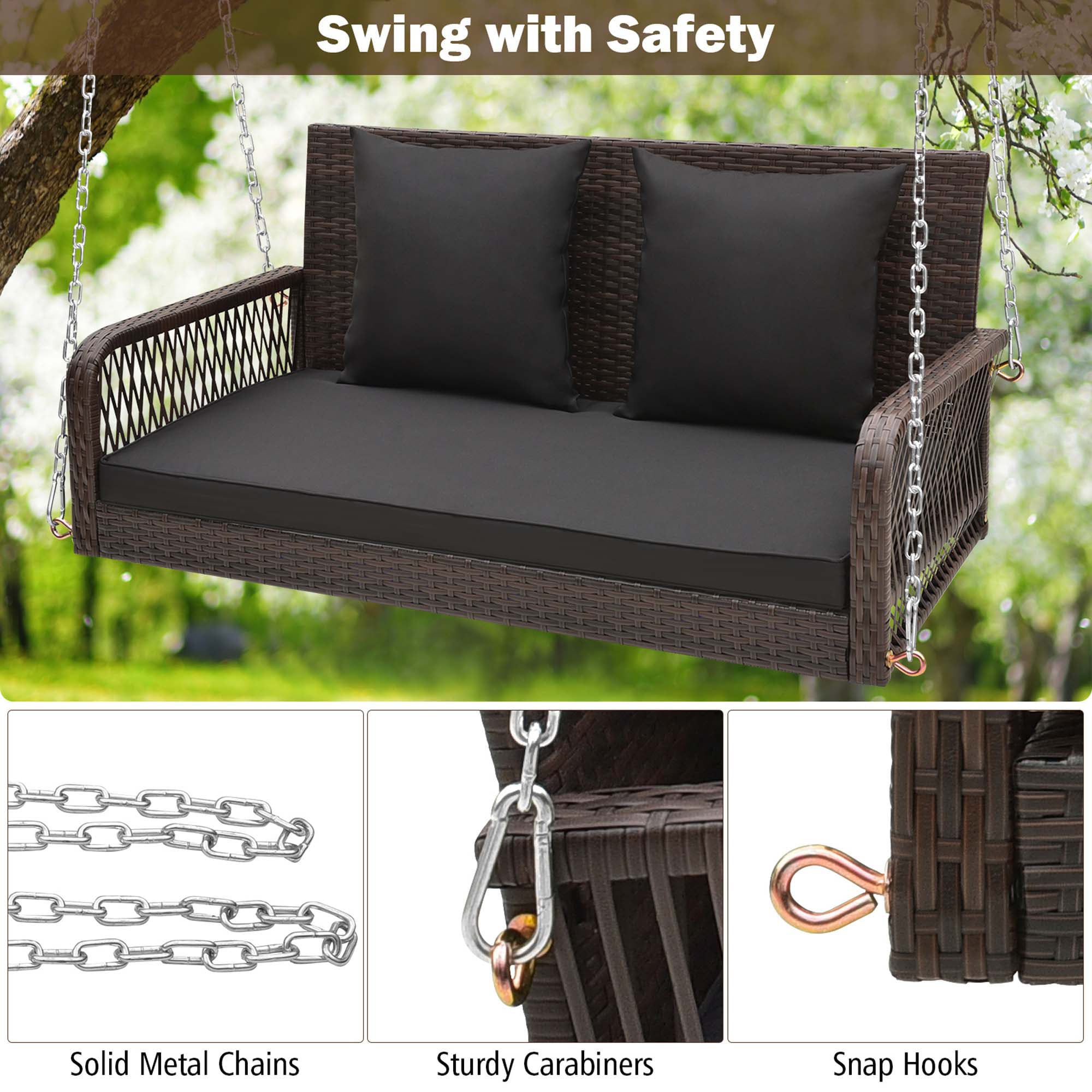 Costway LWS00059 Swing-Gliders - View #7