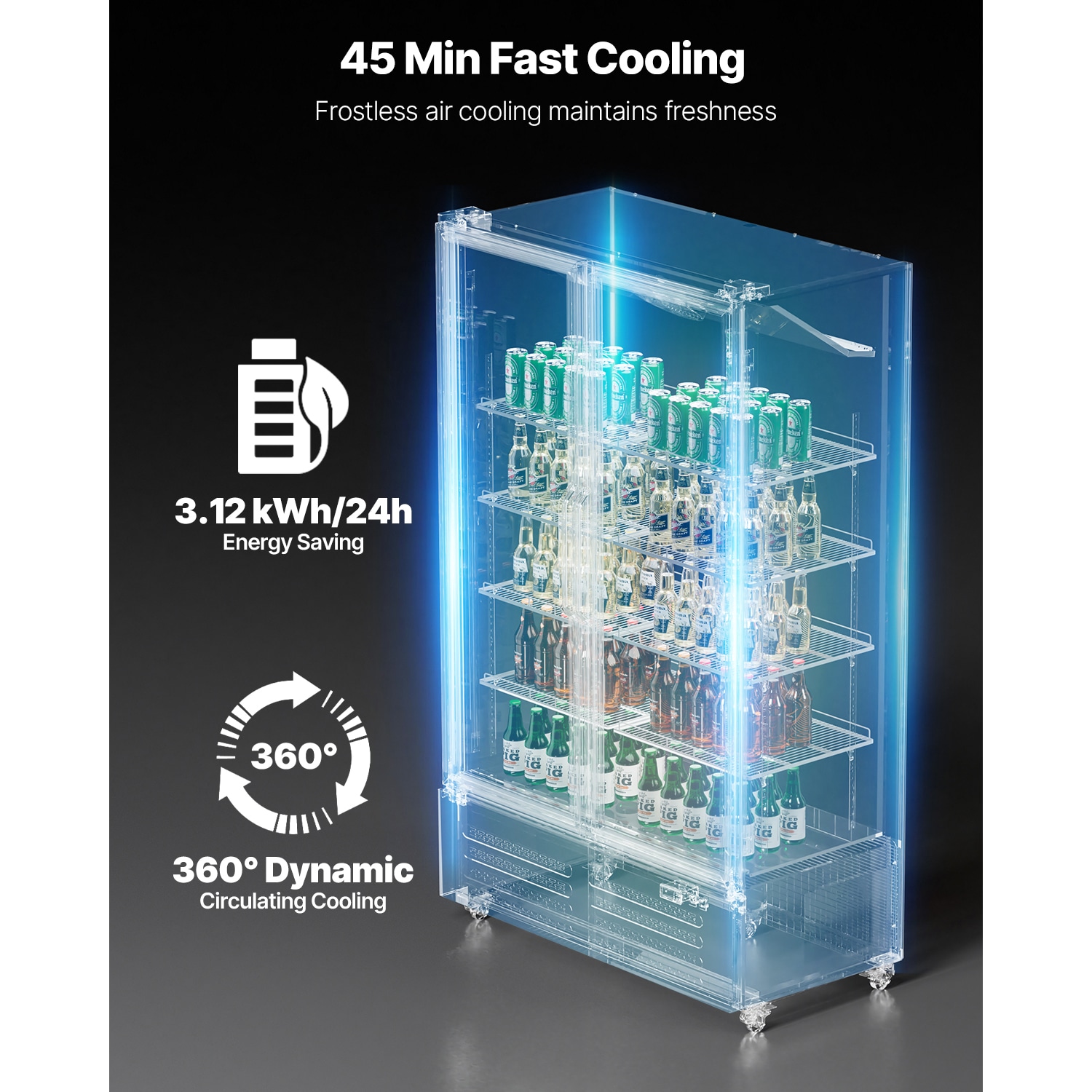 VEVOR SCSMBLMBXBDD06600V1 Commercial-Refrigerators - View #3