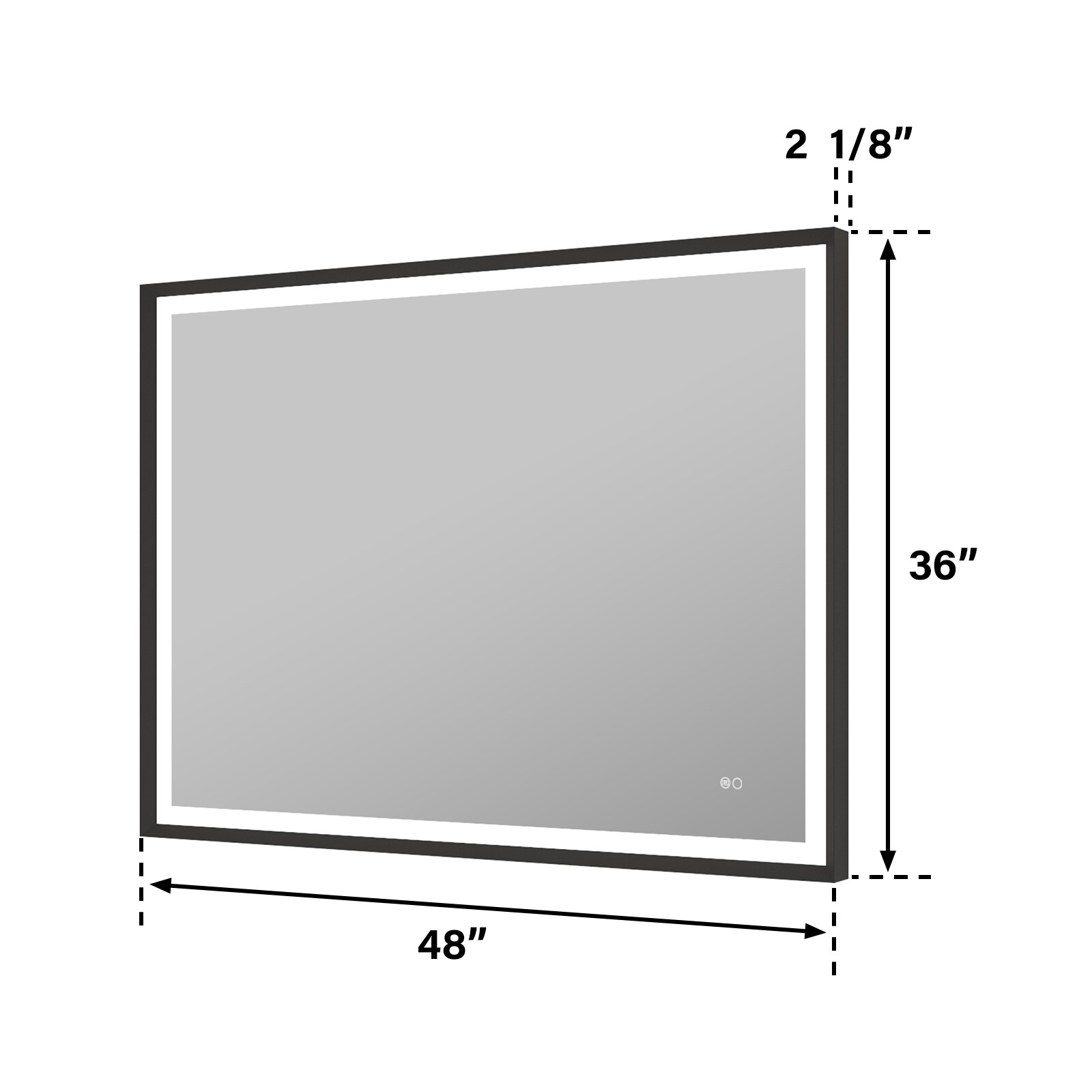 WELLFOR KAFMD4F2-4836 Framed-Bath-Mirrors - View #11