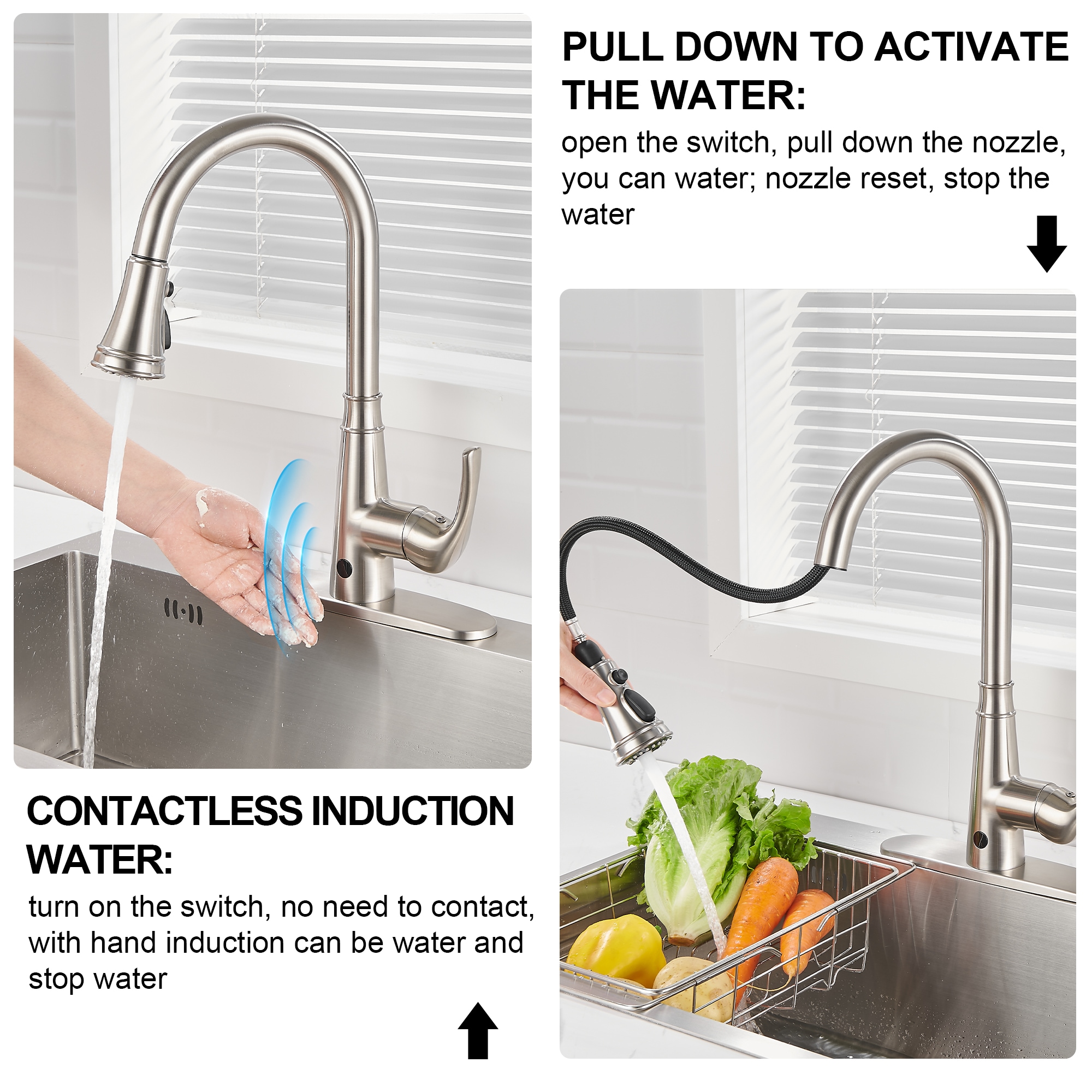 Zalerock L2KF12 Kitchen-Faucets - View #3
