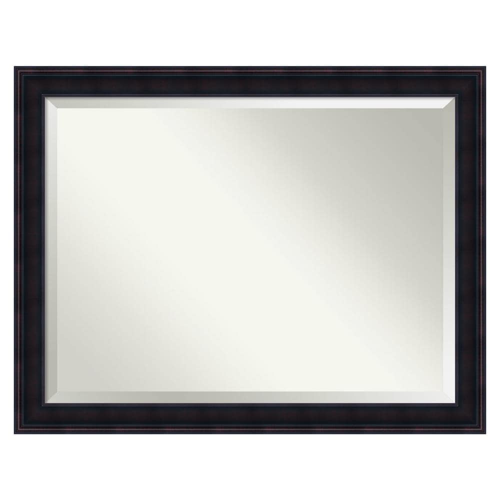 Amanti Art DSW3940069 Annatto 45.38-Inches x 35.38-Inches Framed Rectangle Bathroom Vanity Mirror ( Mahogany Cherry )