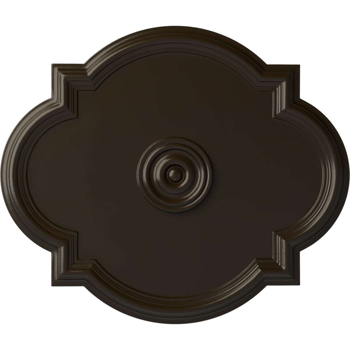 Ekena Millwork CM24WASHF Waltz 20.5-in W x 24-in L Painted Stone Hearth Polyurethane Whole Ceiling Medallion