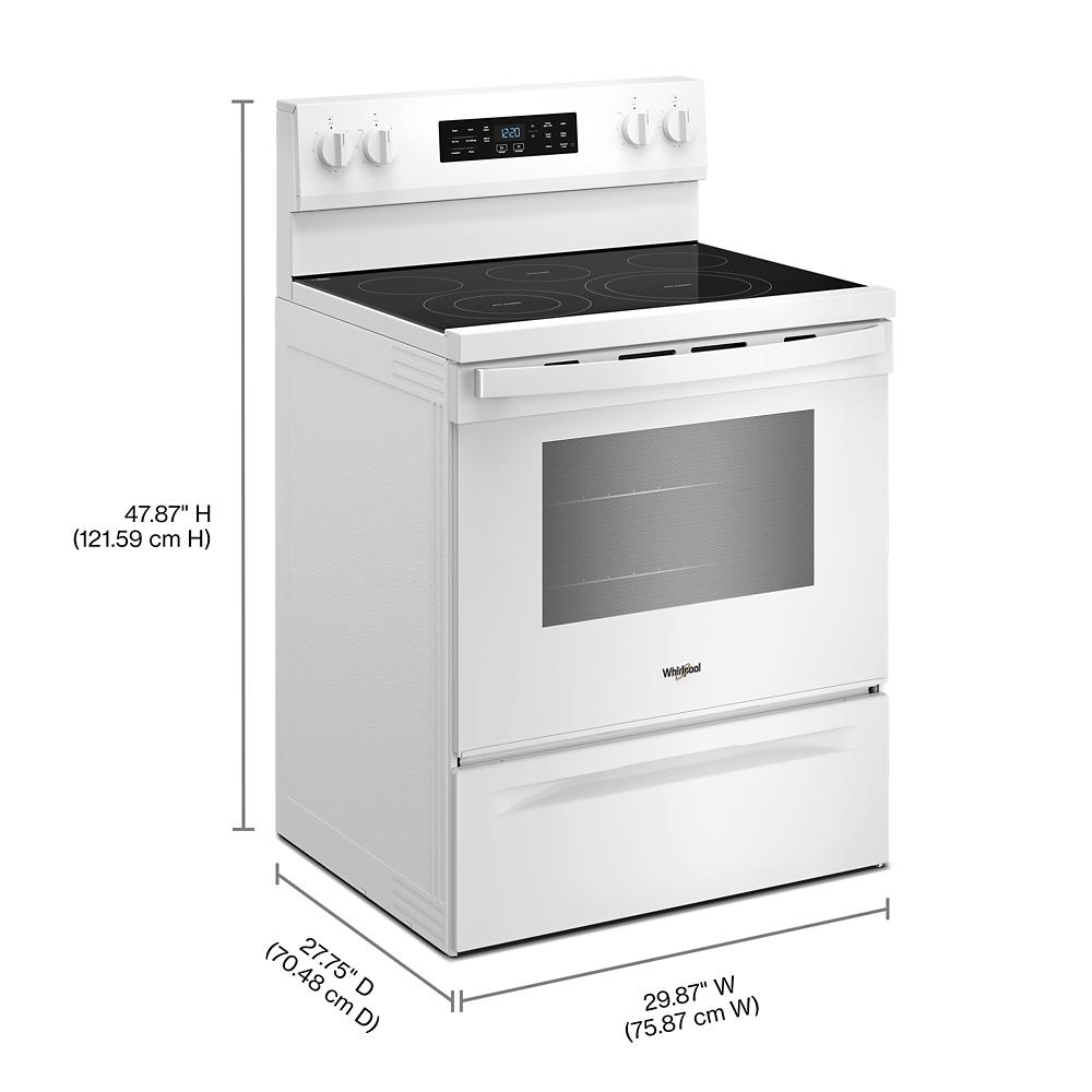 Whirlpool WFES5730SW Freestanding-Electric-Ranges - View #3