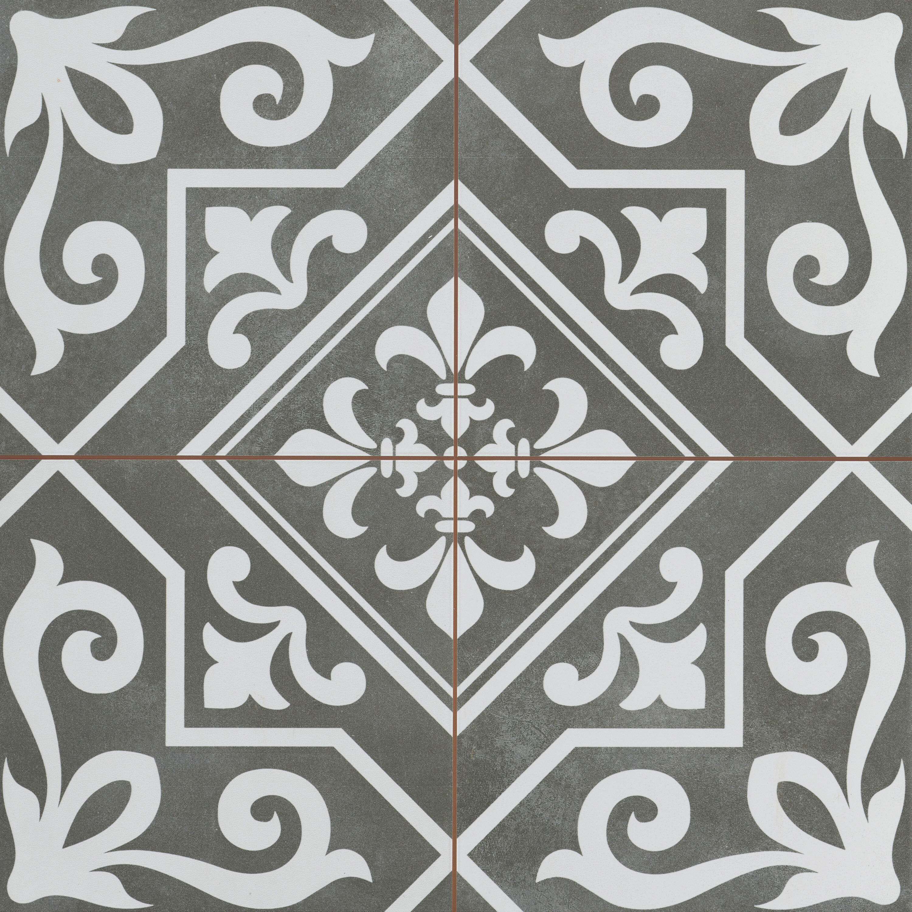 Emser F26NOSTSA1818 Nostalgia Saga 18-in x 18-in Matte Ceramic Patterned Floor and Wall Tile (10.9-sq. ft/ Carton)