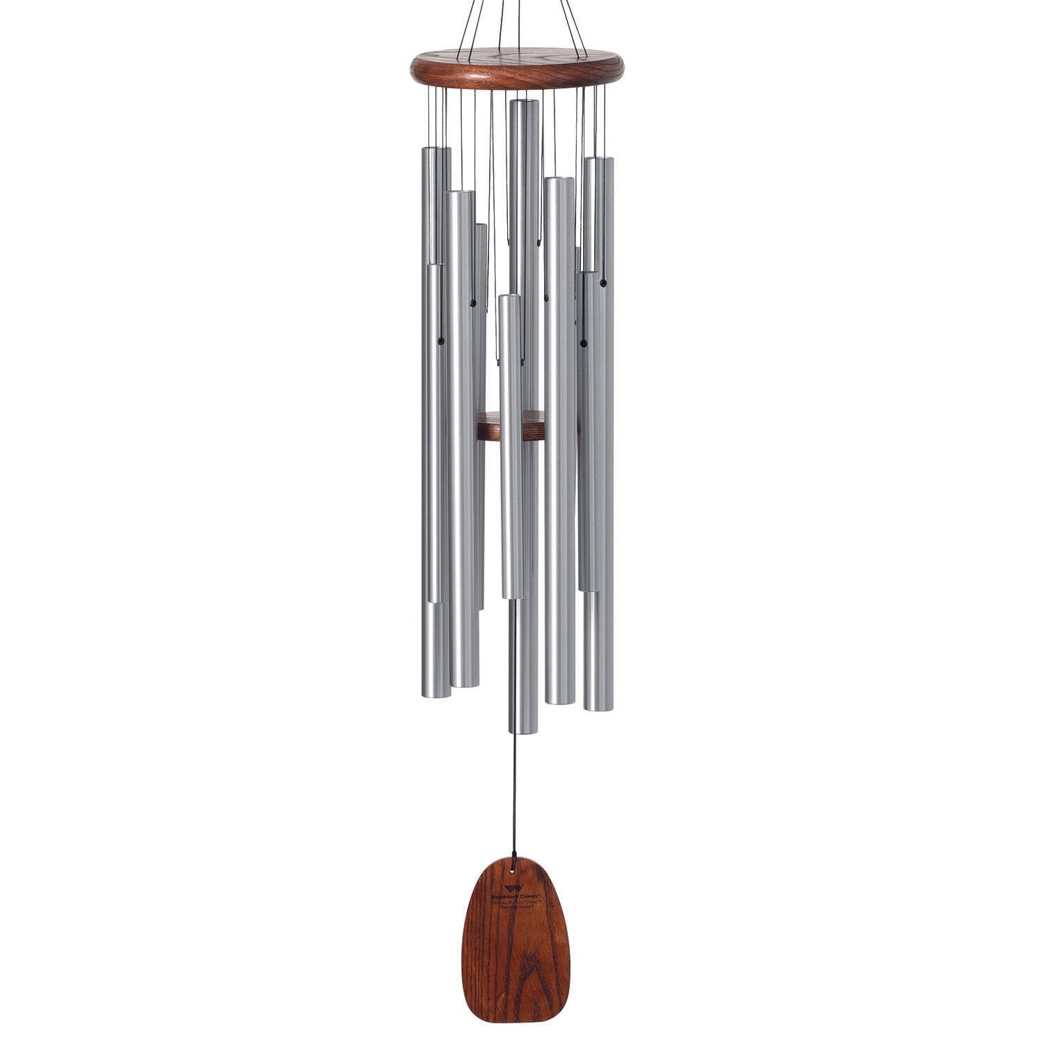 Woodstock Chimes MMAG 39-Inches Silver Metal Wind Chime