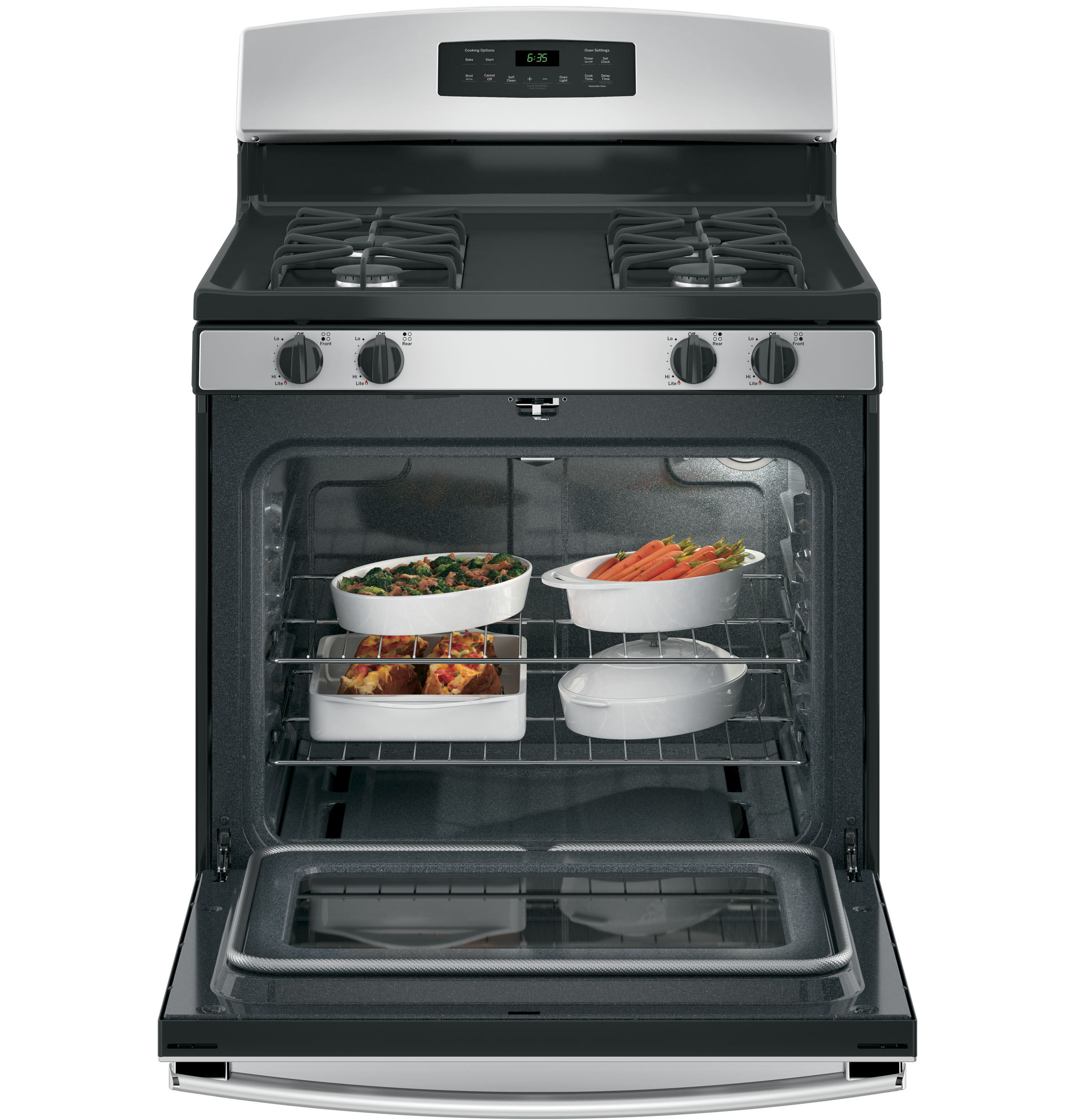 Ge 5.0 cu ft deals freestanding gas range