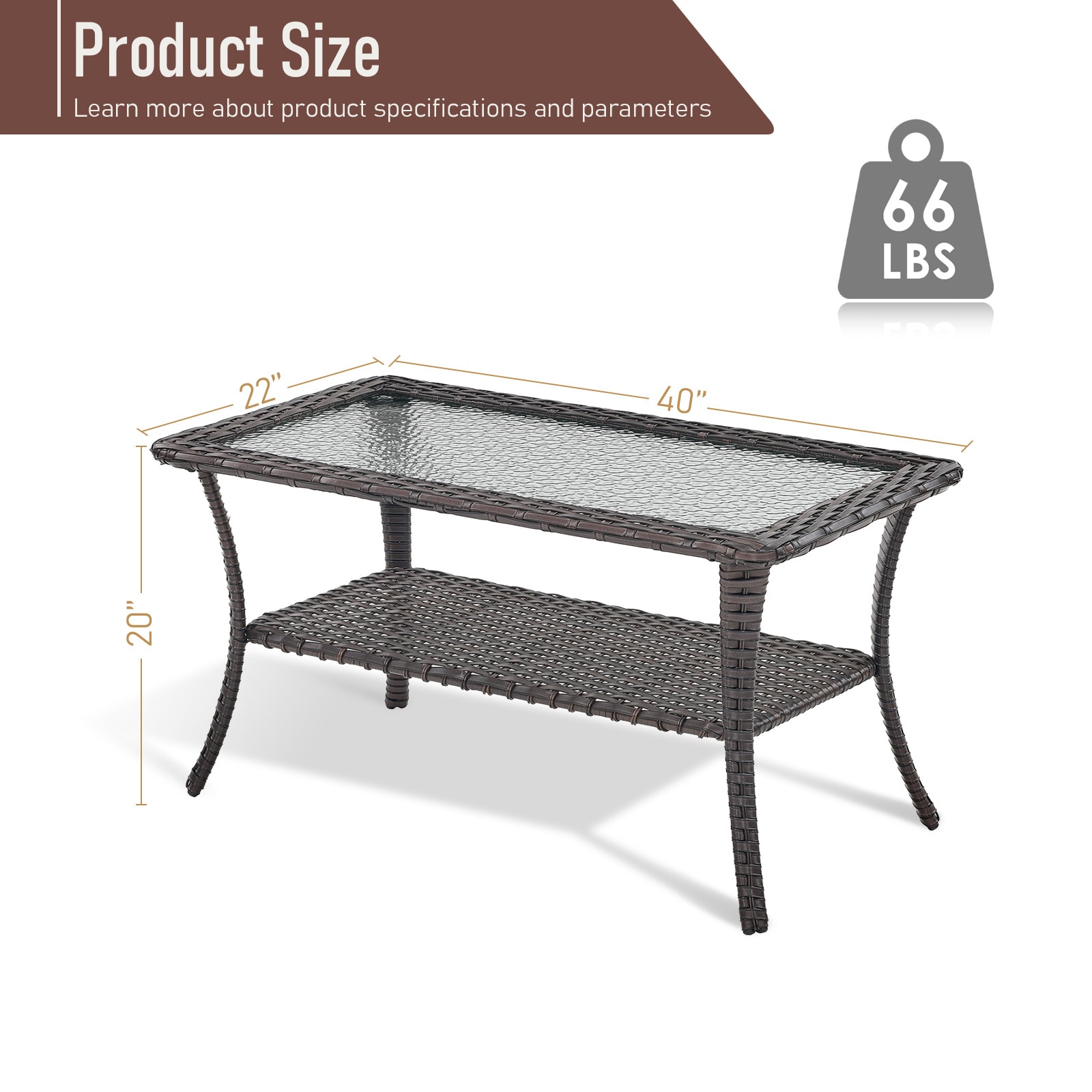 Pocassy PAAP111 Patio-Tables - View #3