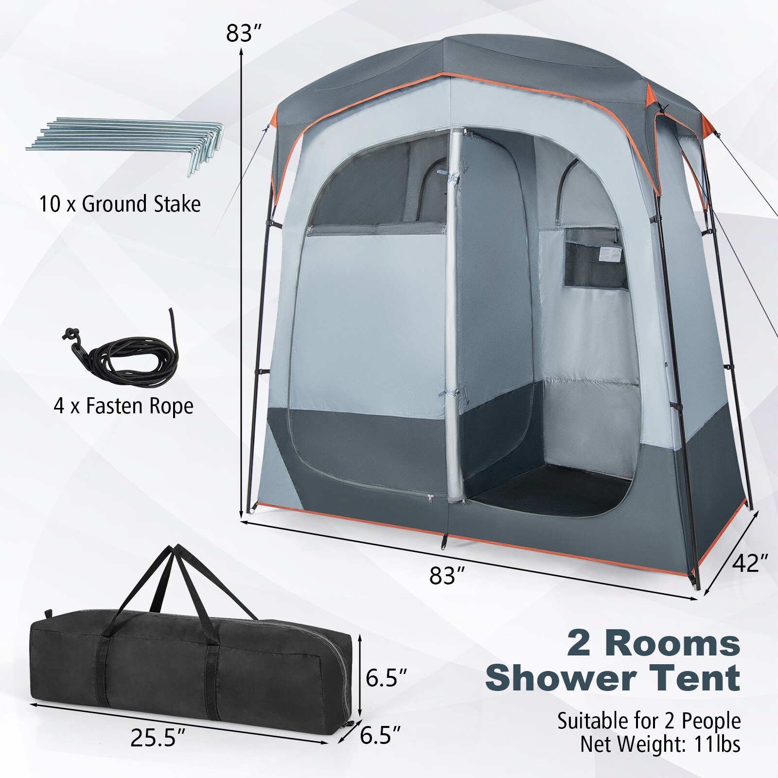 LIVIZA CAG11709GR tents - View #6