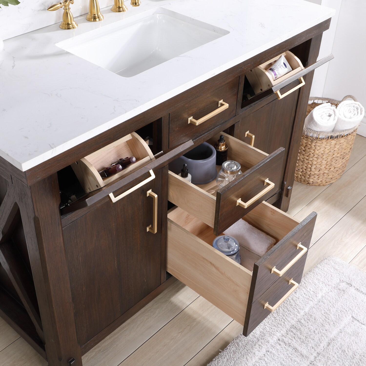 Vinnova 701848-DW-WS-NM Bath-Vanity-Combo - View #3