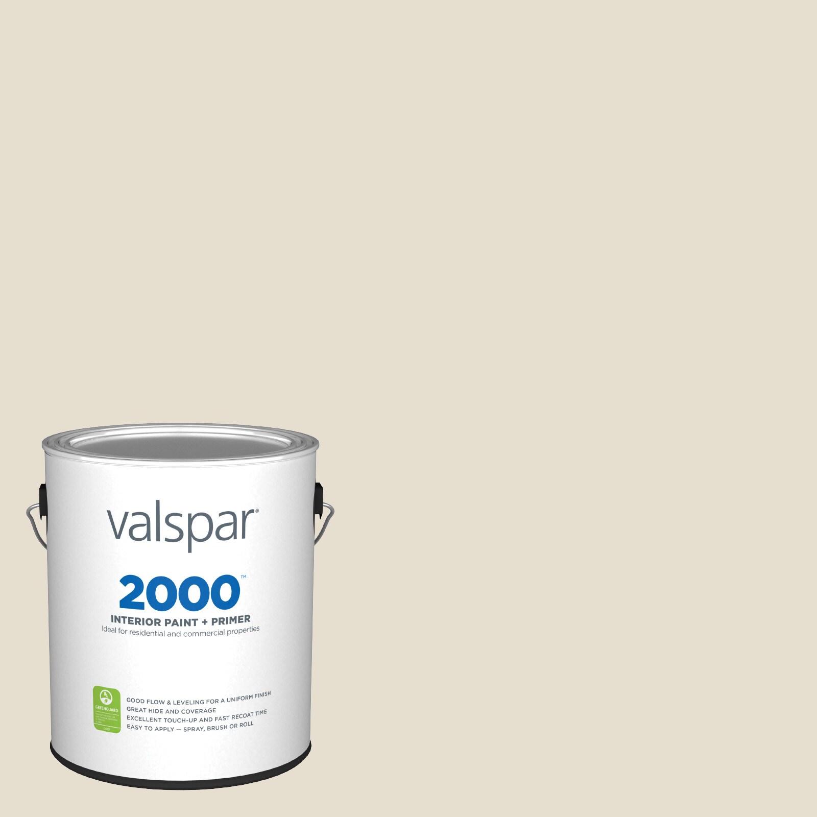 Valspar 3003-10C-26725 2000 Flat Cream in my Coffee 3003-10C Latex Interior Paint Paint + Primer ( 1-gallon )
