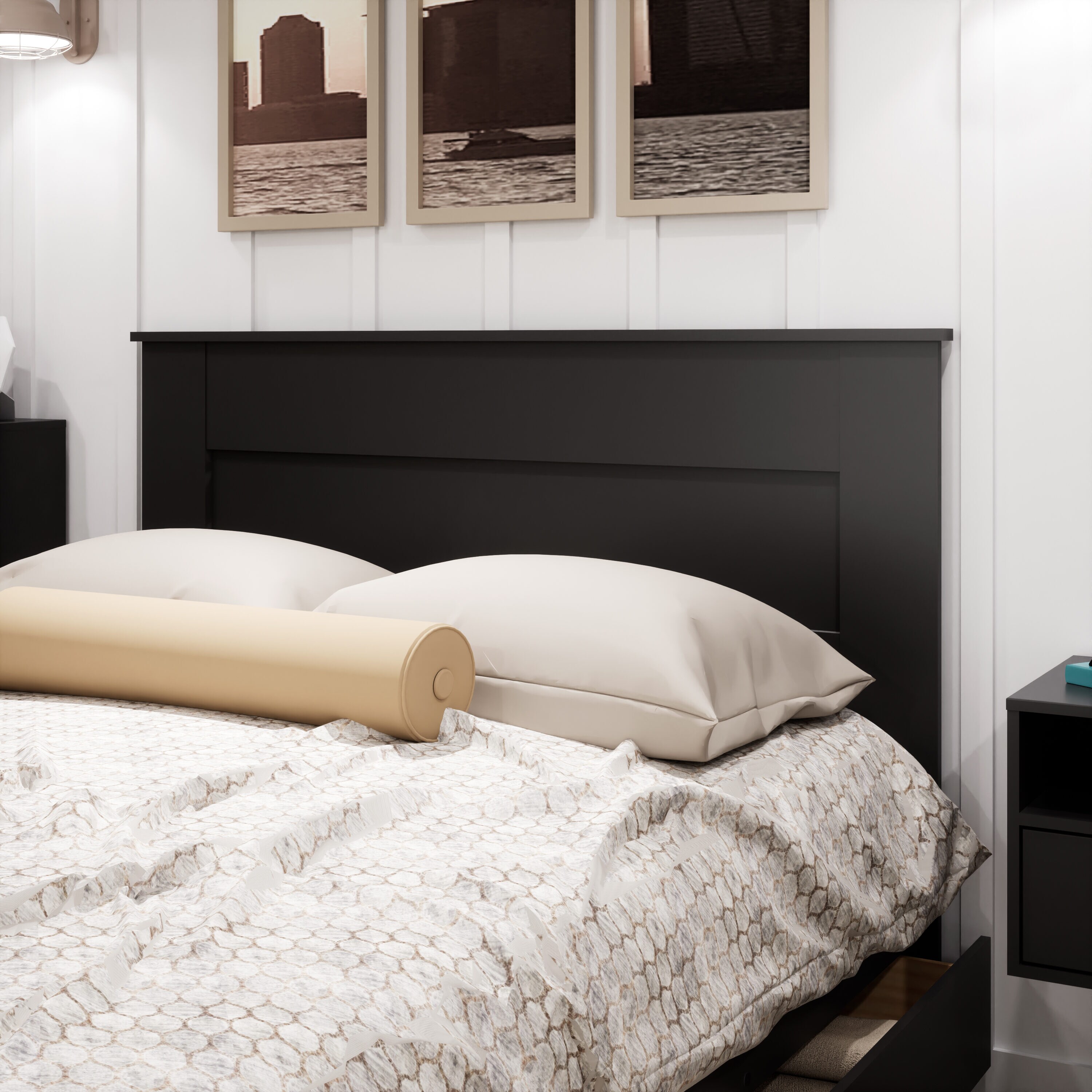 Prepac BHFK-1301-1 Upholstered-Headboards - View #3