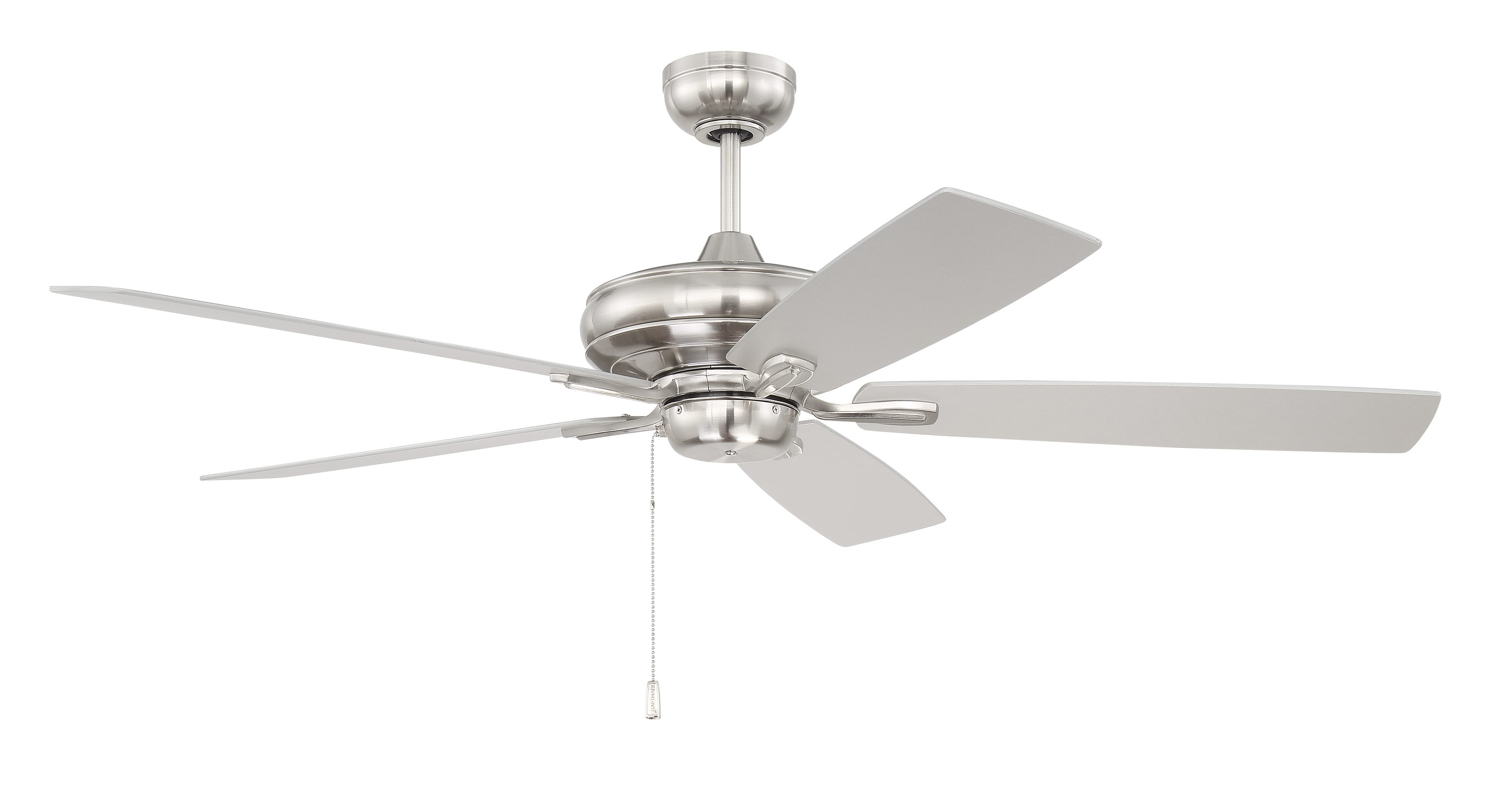 Craftmade FOR52BNK5 Fortitude 52-in Brushed Nickel Indoor Ceiling Fan Light Kit Compatible (5-Blade)