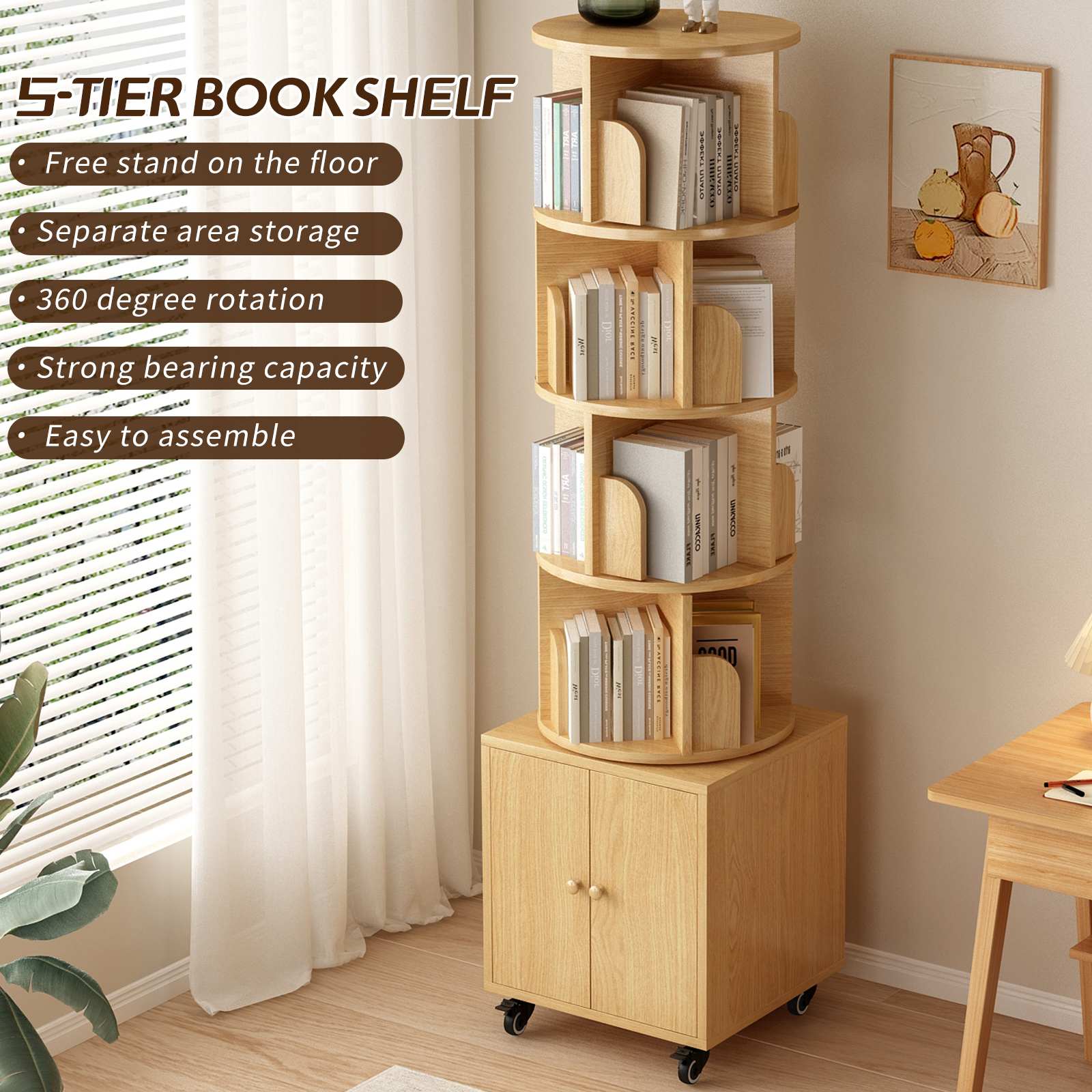 Vynxaria LESX2631DJSHUJS014 Kids-Bookcases - View #2