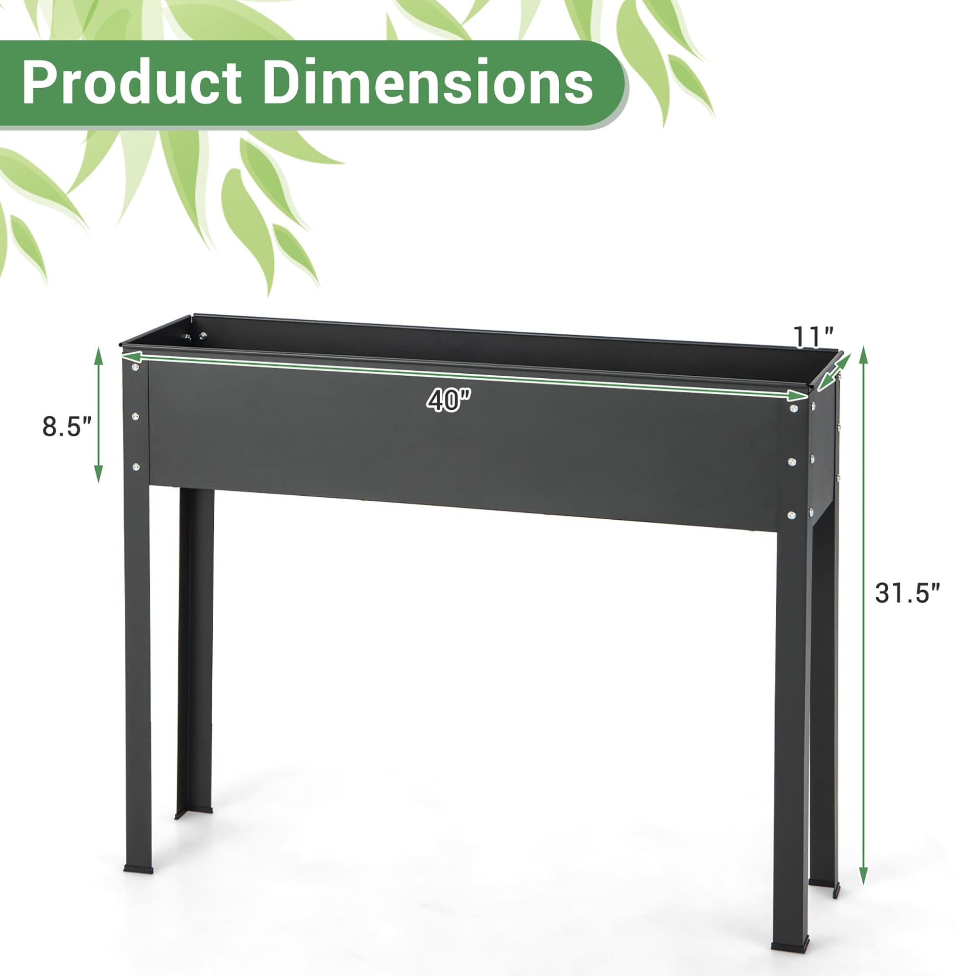 Costway LWS00552 Raised-Garden-Beds - View #2