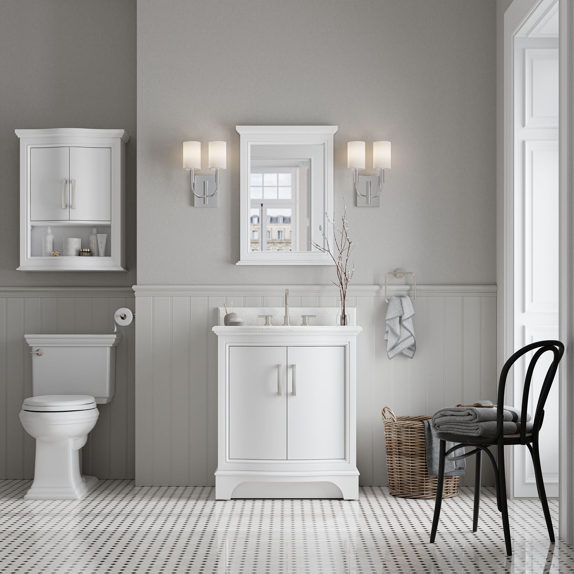 allen + roth 1412WC-24-201 Bathroom-Wall-Cabinets - View #6