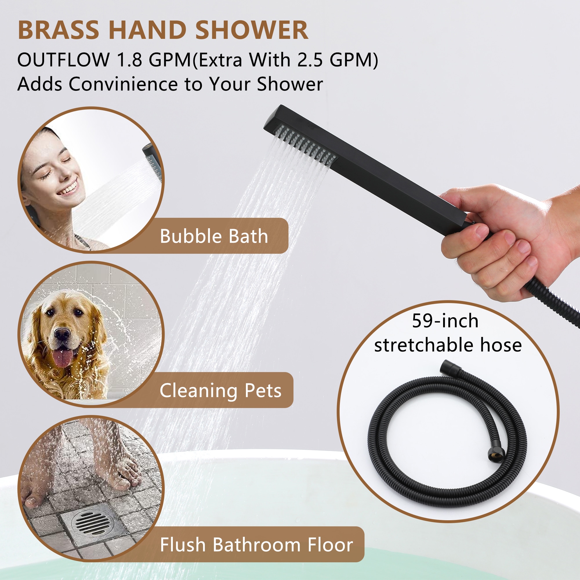 CASAINC TC08-ORB Roman-Tub-Faucets - View #7