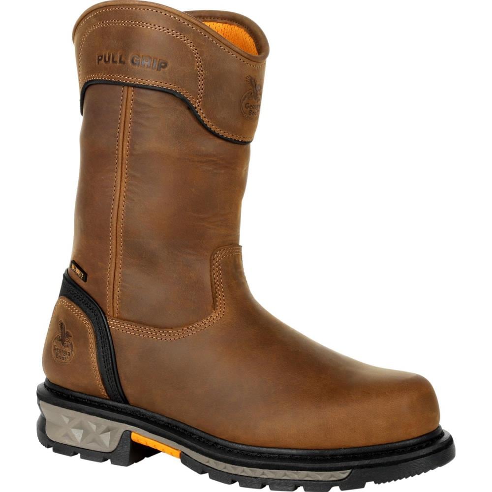 Marshalltown Adult Unisex Black Waterproof Work Boots Size: 11 in the  Footwear department at