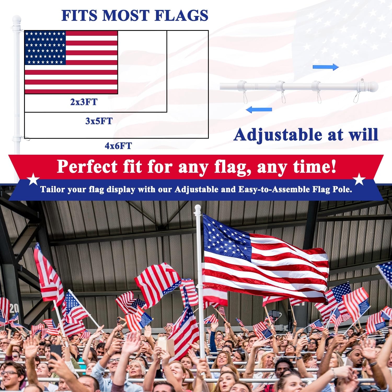 ITOPFOX LIT0521I028 Flag-Pole-Accessories - View #5