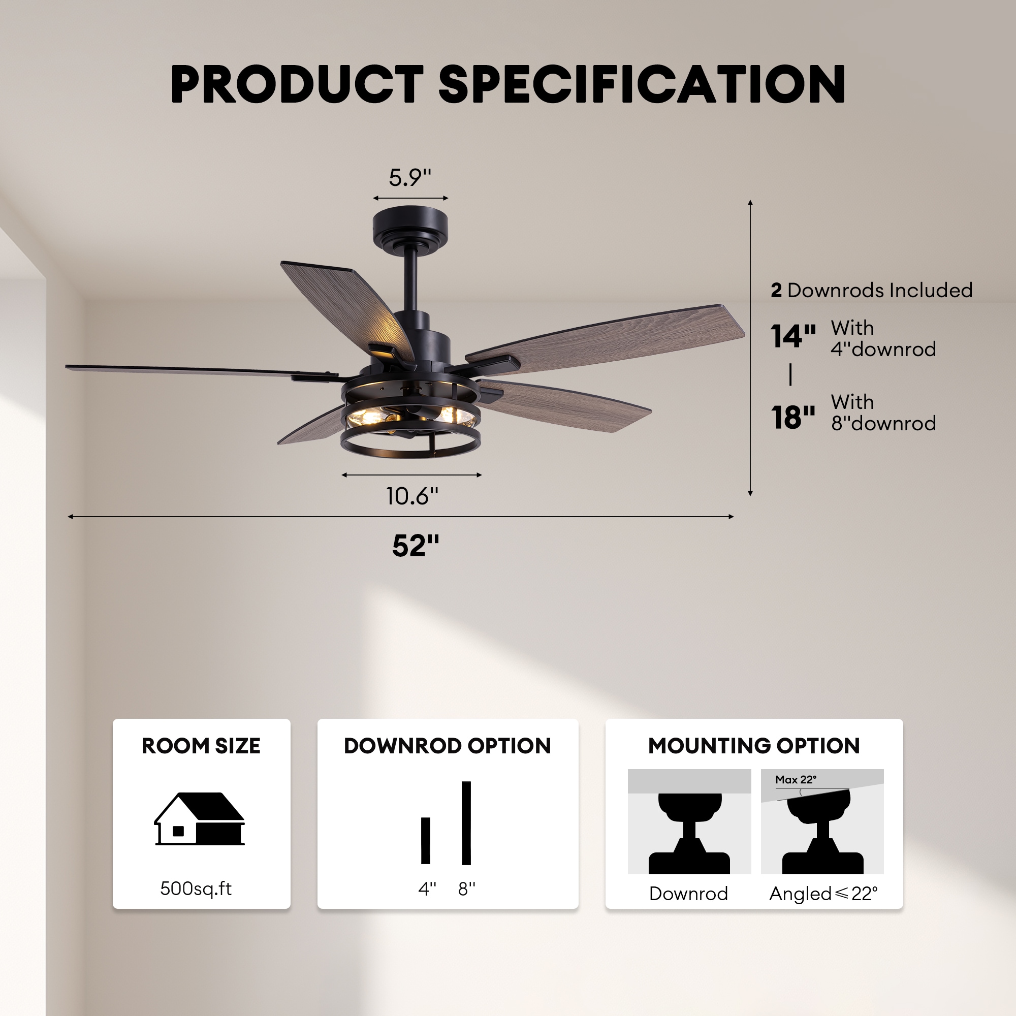 SILJOY FS-8837D-52-01 Ceiling-Fans - View #14