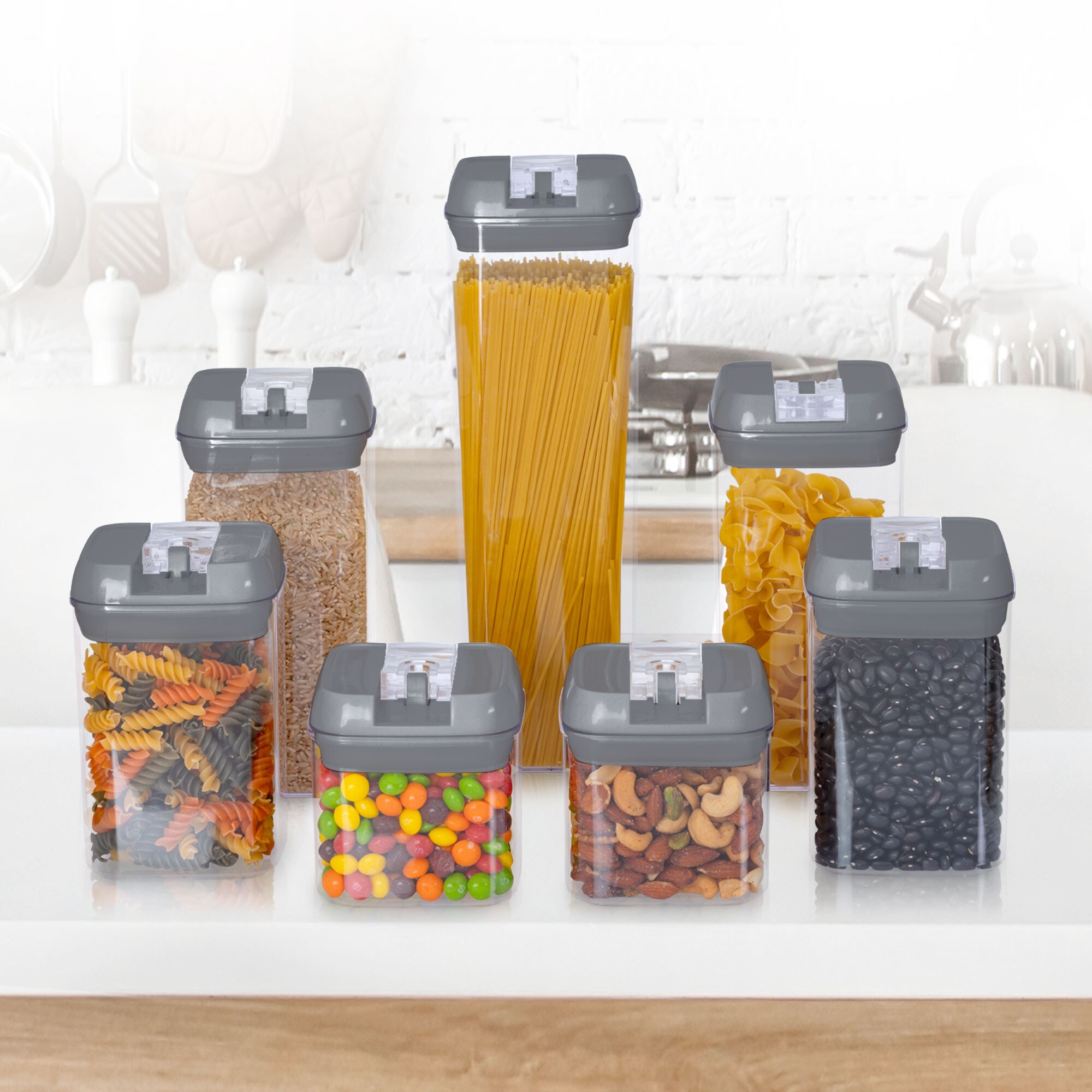 Cheer Collection CC-7PCFSTRCNR-GRY Food-Storage-Containers - View #4