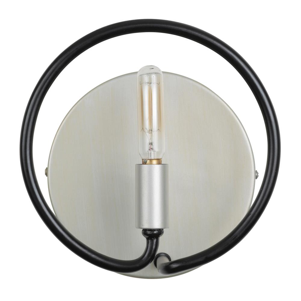Varaluz 315B01SOBL Circulo 4-in 1 -Light Black Transitional Vanity light