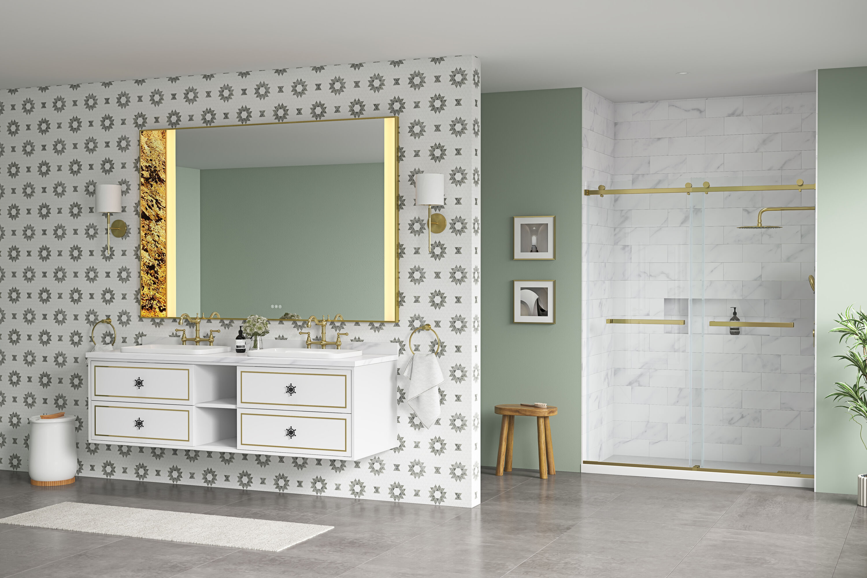 Vacolite KP-9643WH03 Bathroom-Wall-Cabinets - View #2