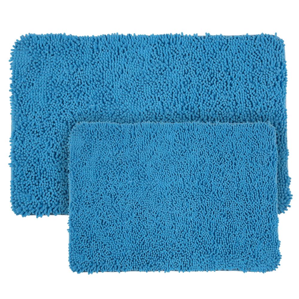 Hastings Home Bathroom Mats 32-in x 21-in Orange Polyester Memory Foam Bath  Mat in the Bathroom Rugs & Mats department at