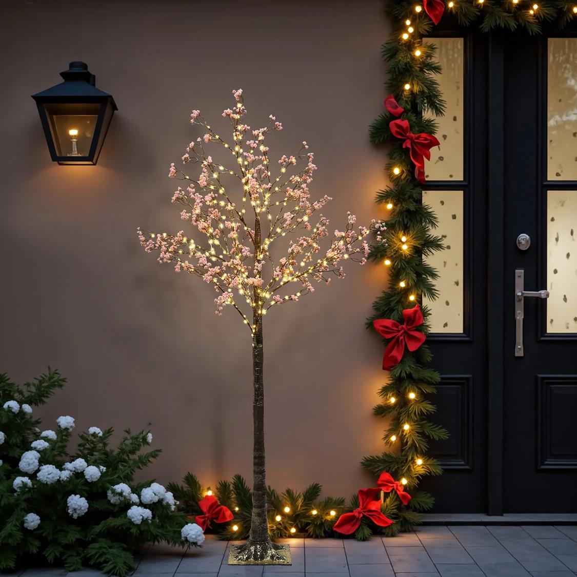 LuxenHome WHHD2437 Artificial-Christmas-Trees - View #2