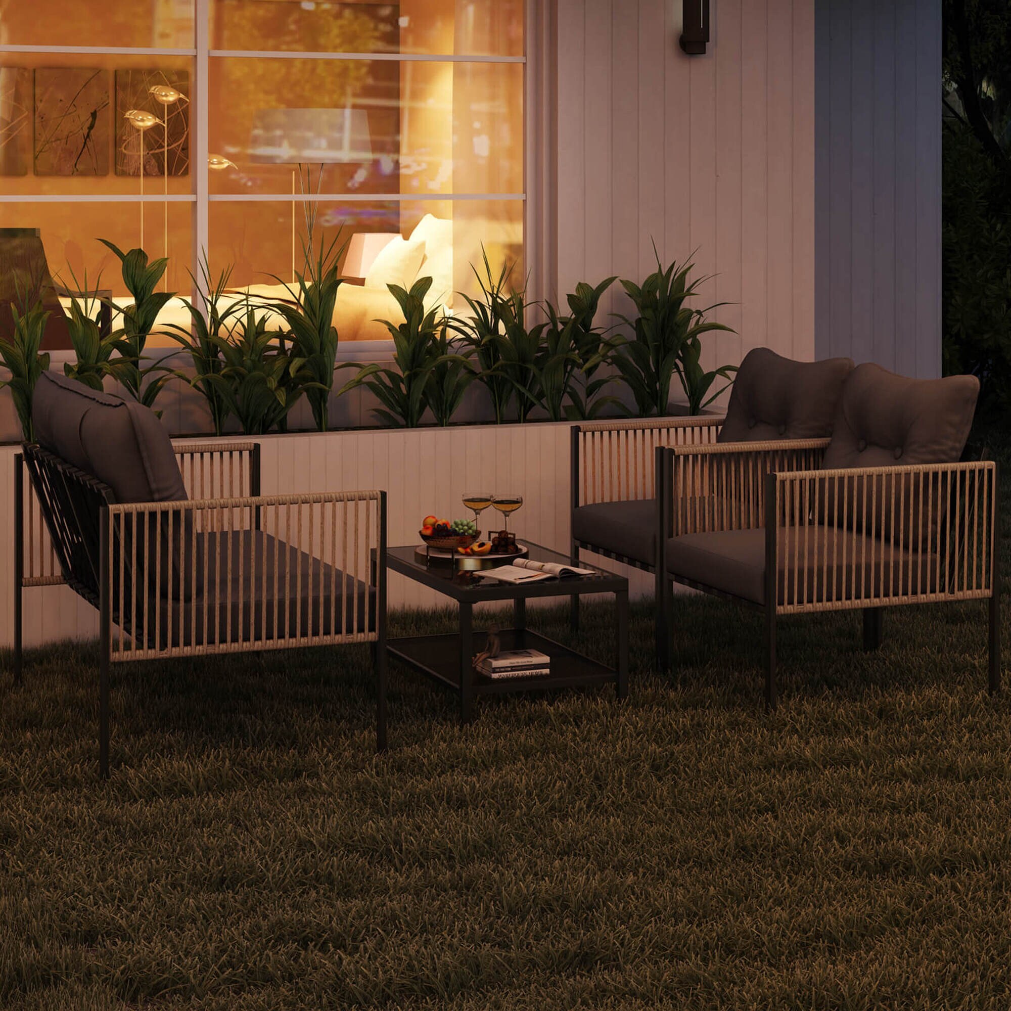 Costway HCST05469 Patio-Conversation-Sets - View #8