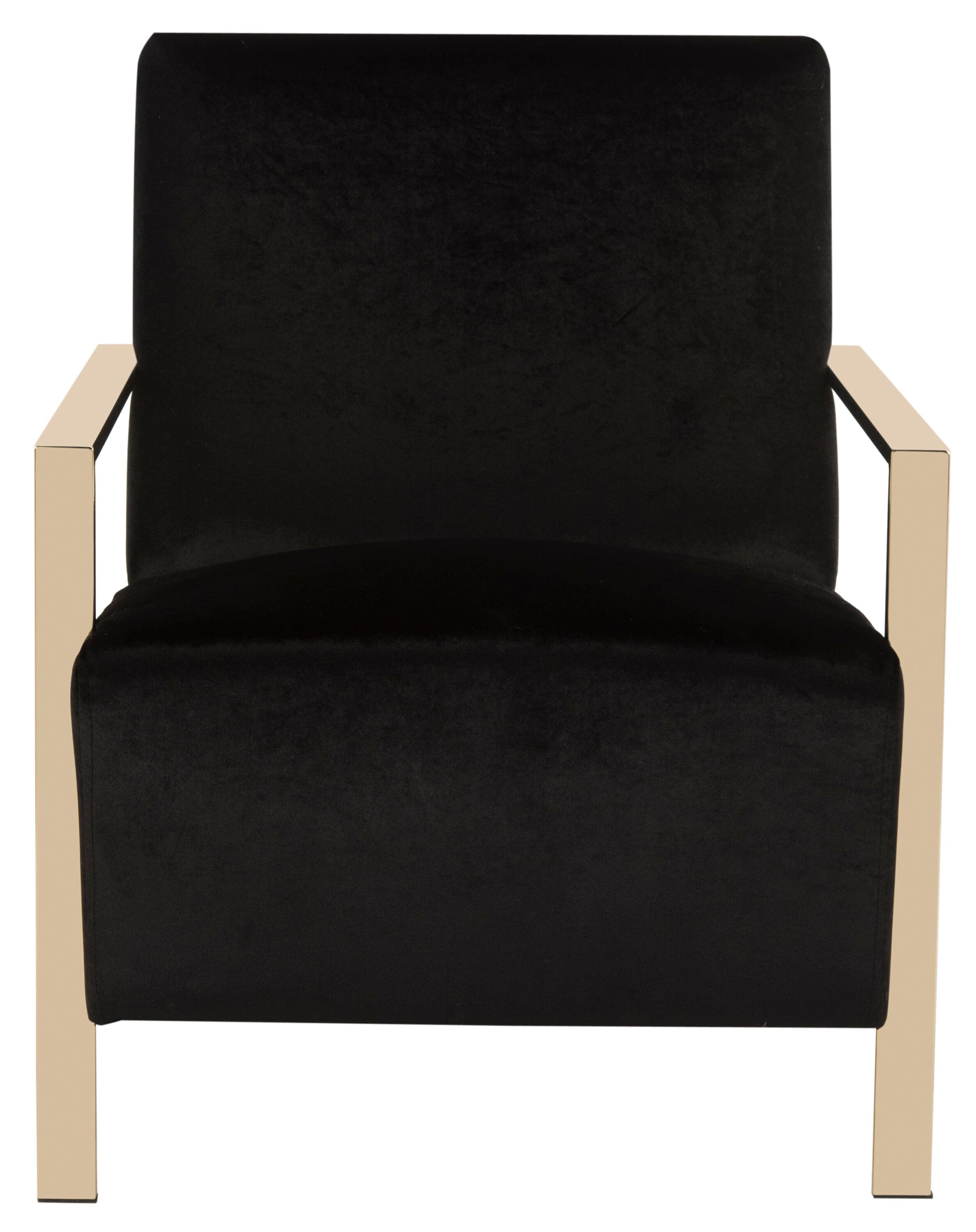 Safavieh FOX6287B Orna Casual Black Accent Chair