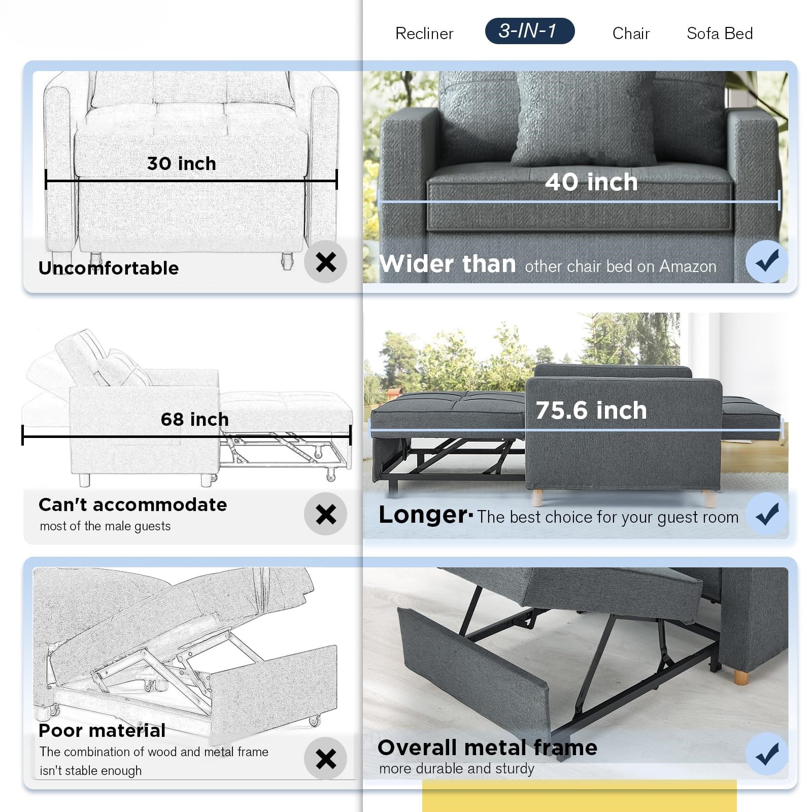 AECOJOY 13048DG-LS01 futons - View #5