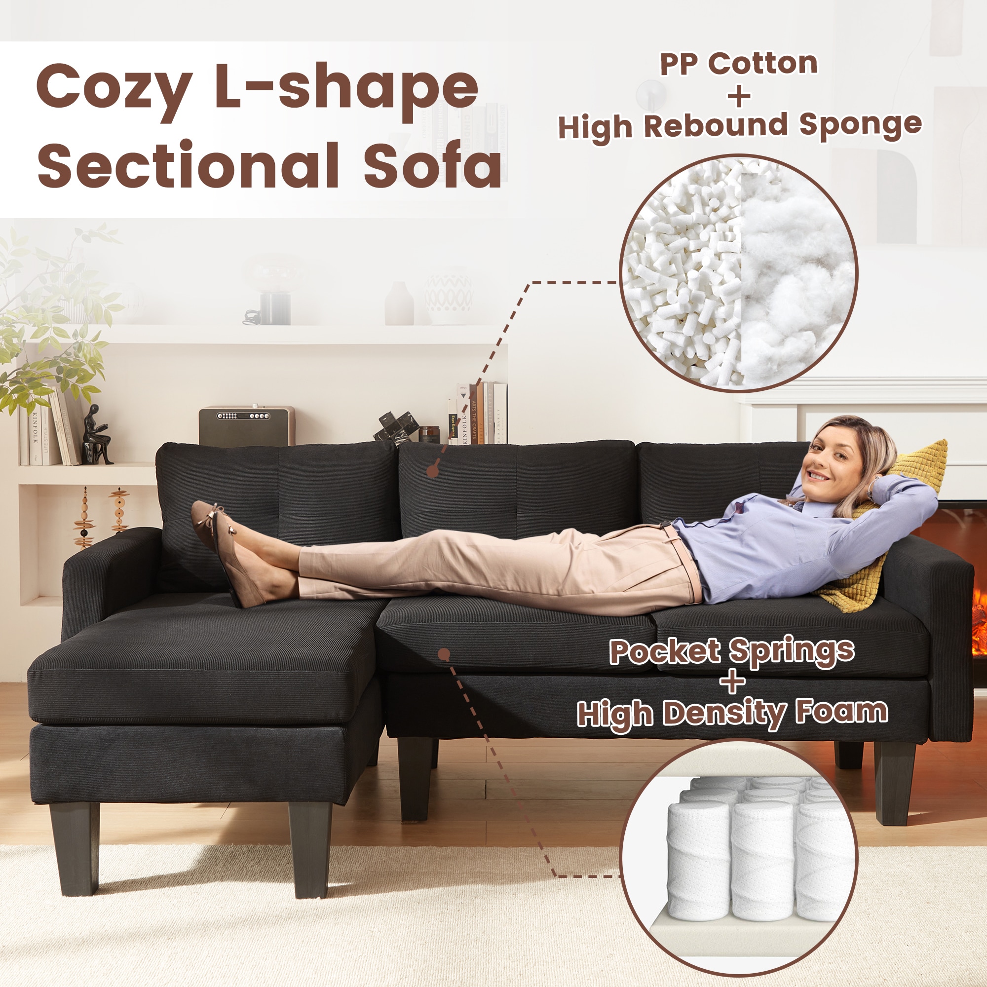 Ovios OLCK550-L Sofas-Loveseats - View #3