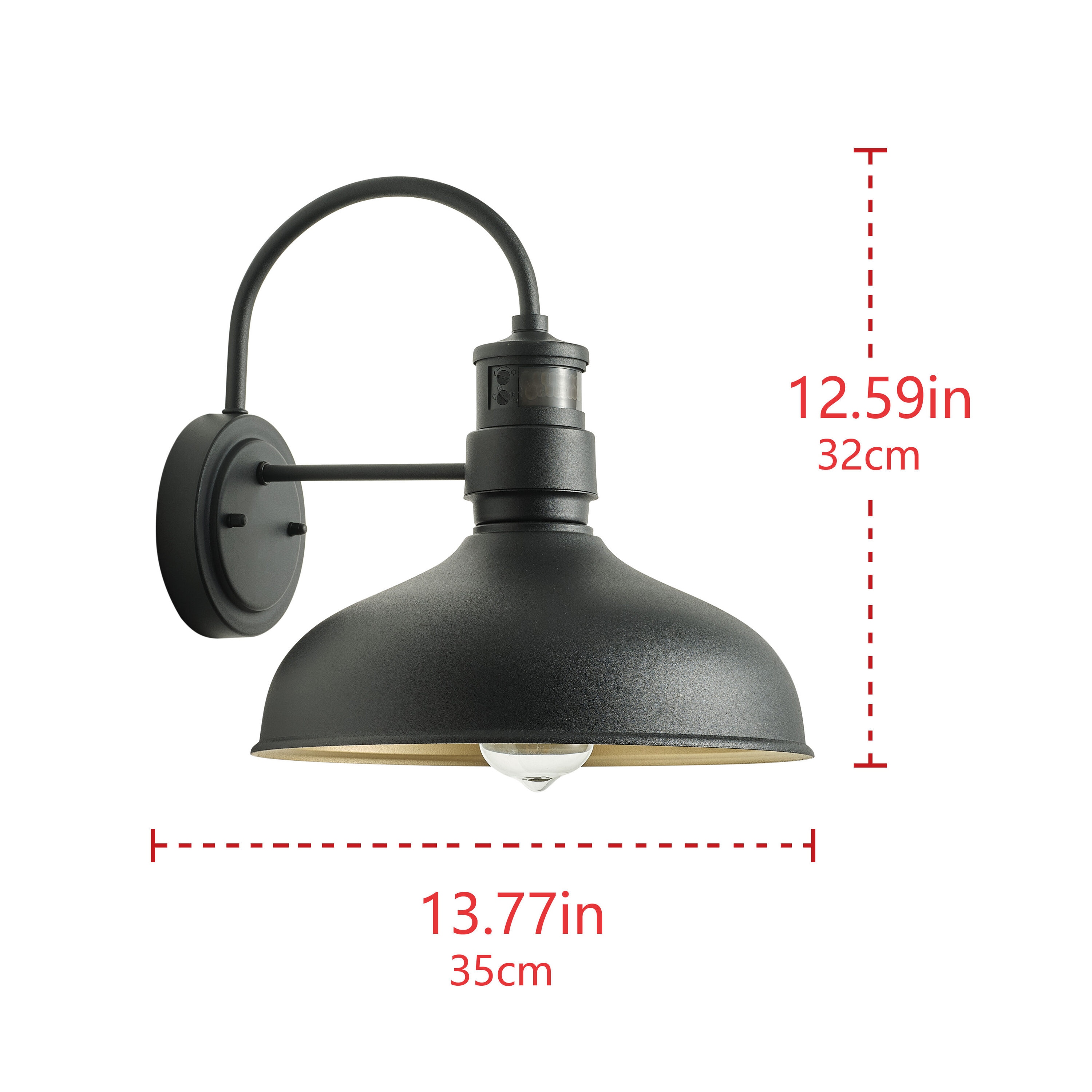 Aiwen HSMD2215-DN-L-BK-G Outdoor-Wall-Lighting - View #13