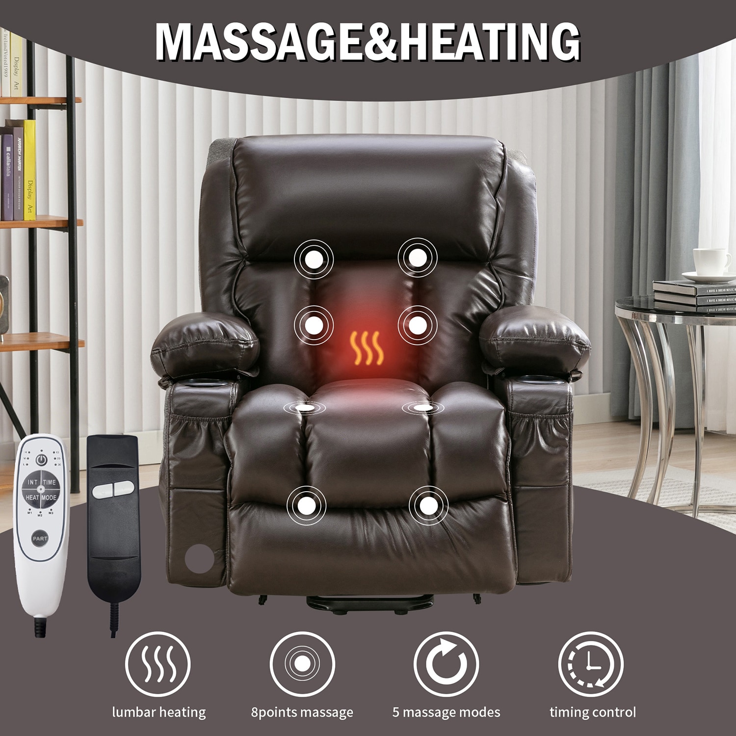 GZMR GZ-QN8050-BR recliners - View #2