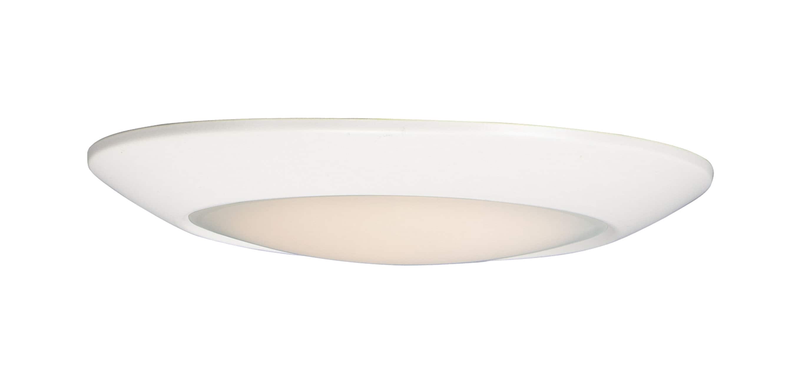 Maxim Lighting 57853WTWT Diverse LED 1 -Light 9.25-in Matte White Integrated LED Flush Mount Light ENERGY STAR Certified