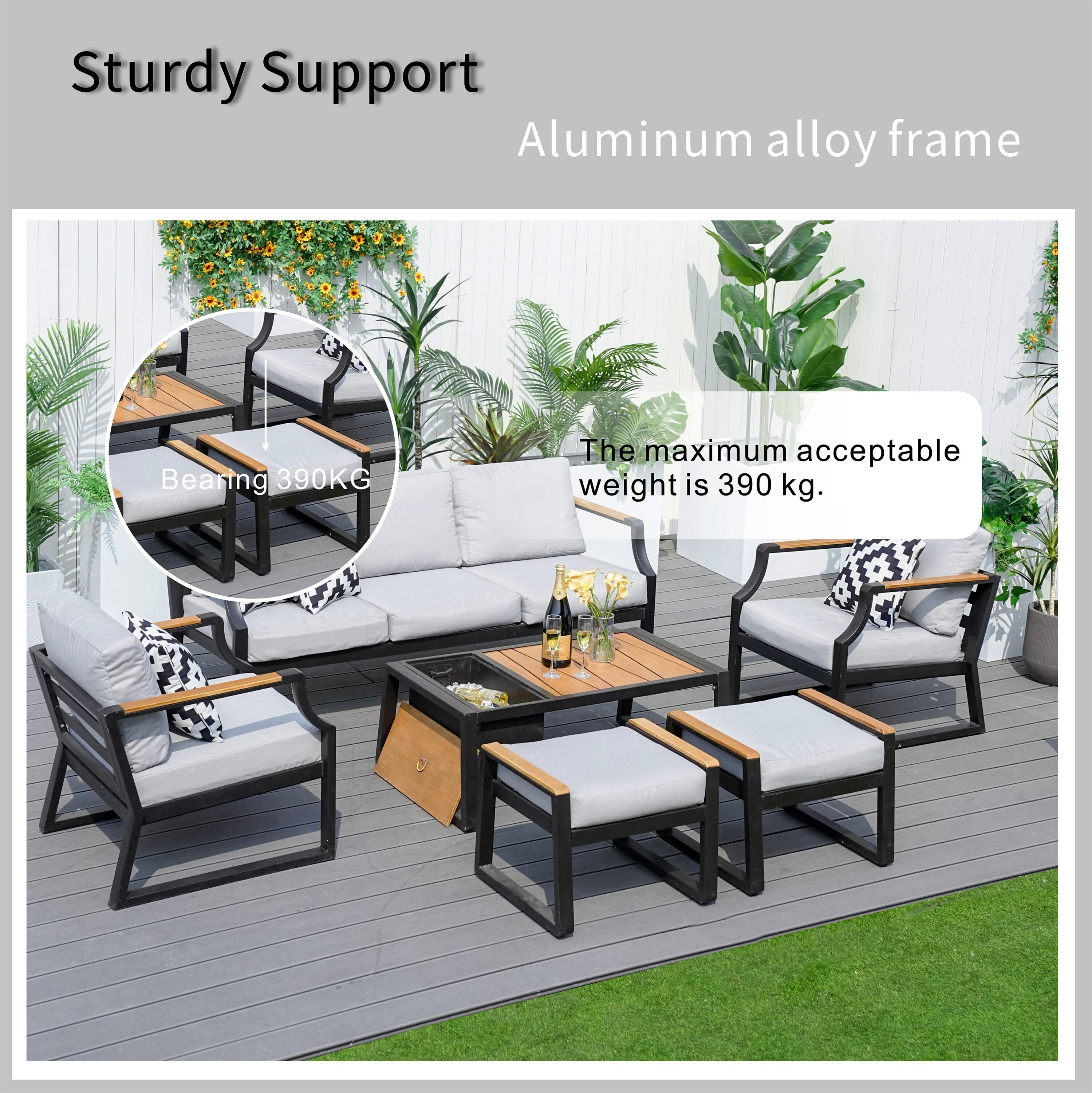 Moda Furnishings MOS-2103-B Patio-Conversation-Sets - View #7