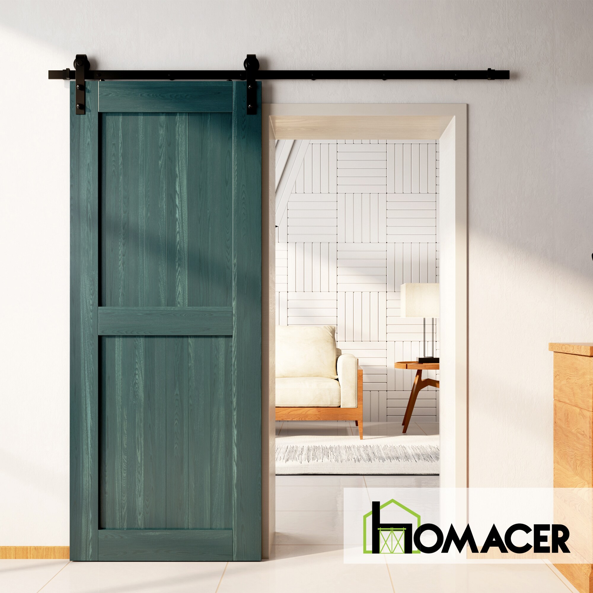 HOMACER 4896-H-RP Barn-Doors - View #2