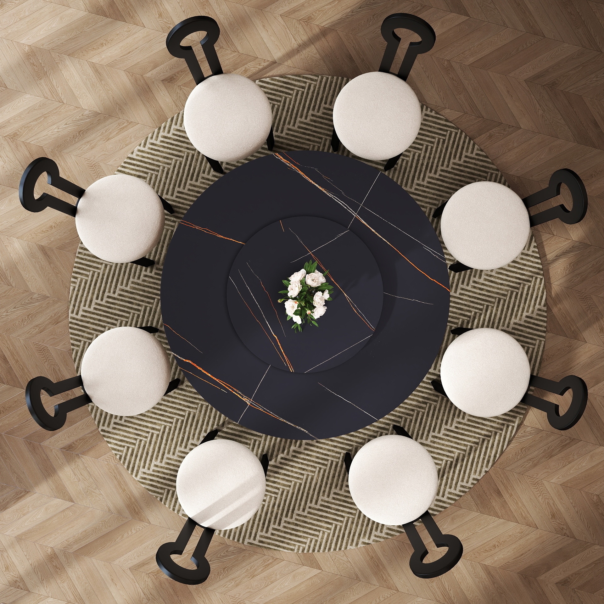 BuotiqHom DH-AT-150B80B-9B Dining-Tables - View #6