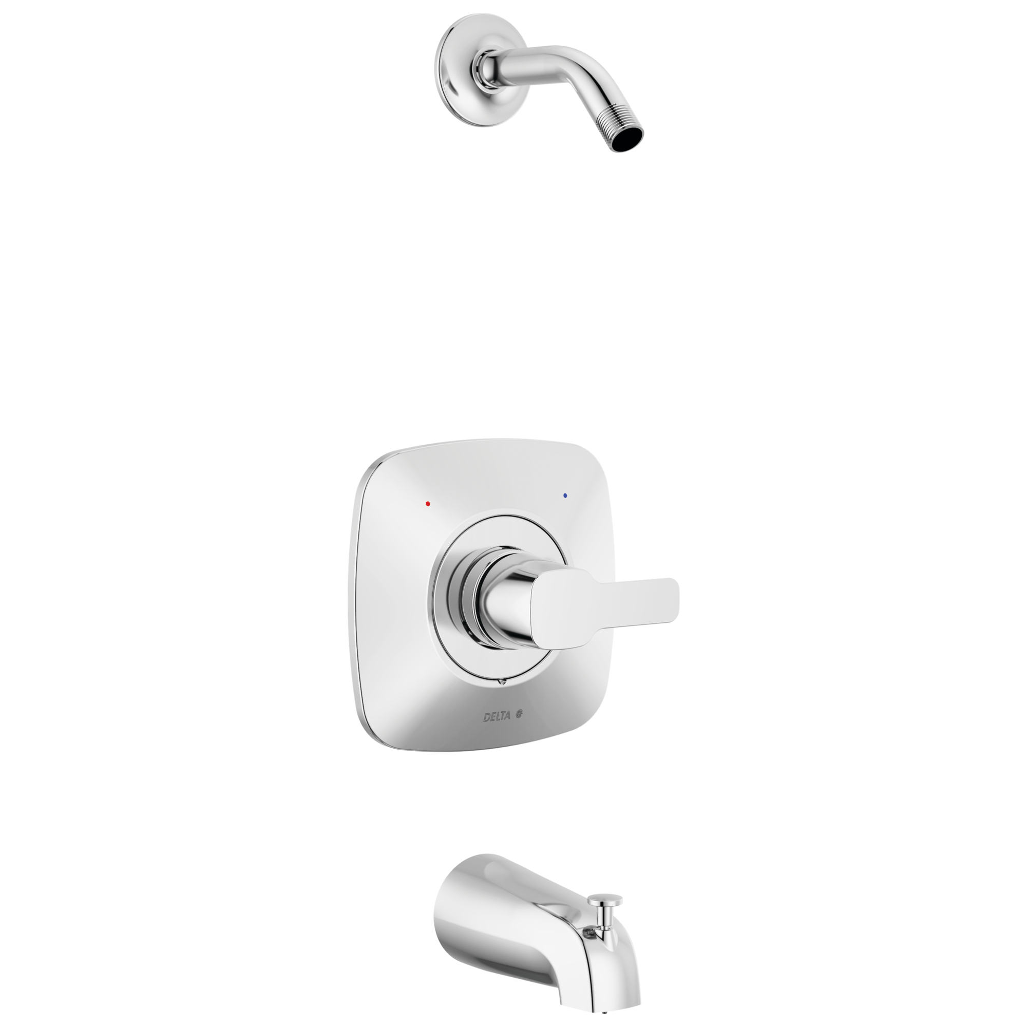Delta T144339-LHD-PP Modern Chrome 1-handle Sold separately Bathtub and shower Faucet