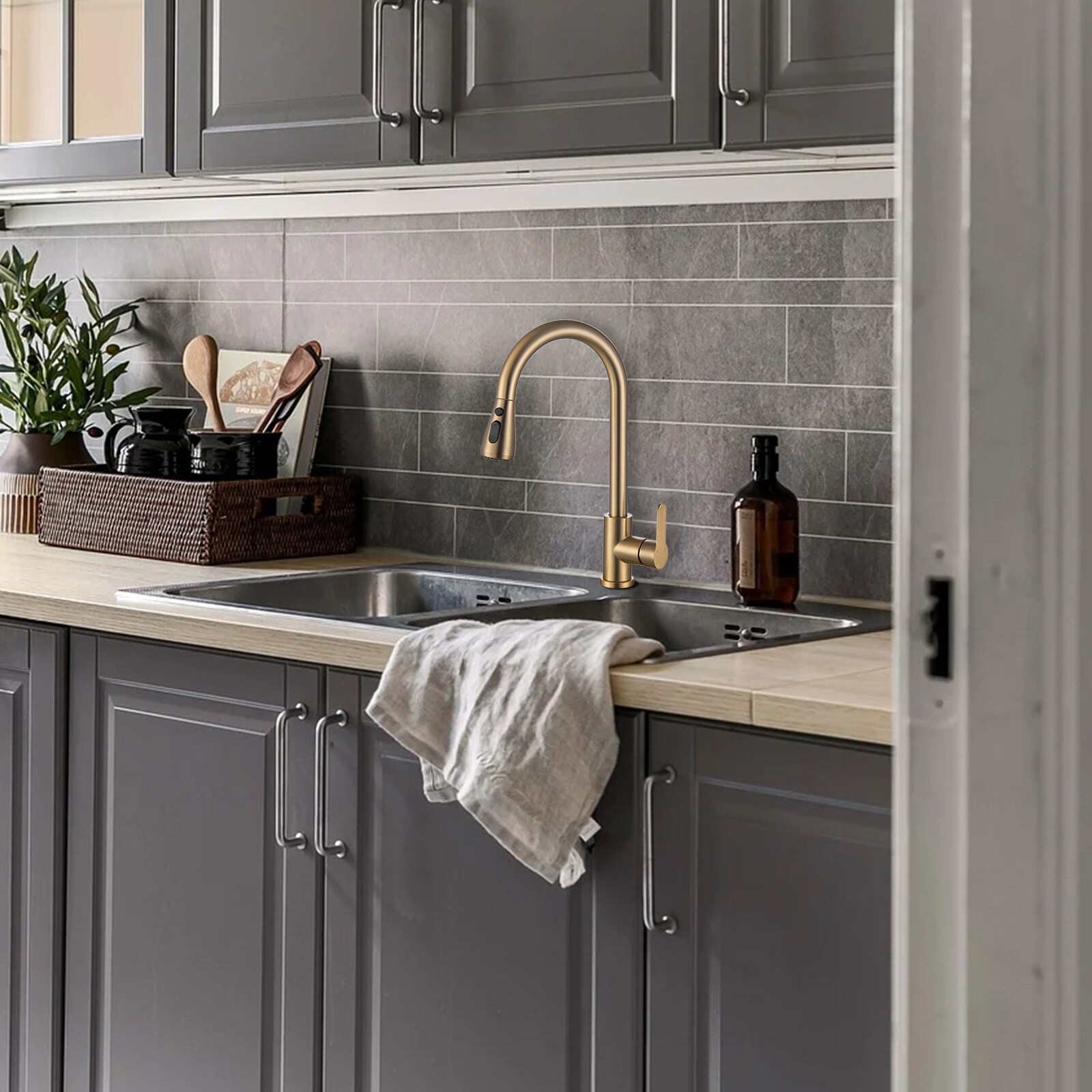 Cobbe LSKFC0403G Kitchen-Faucets - View #10