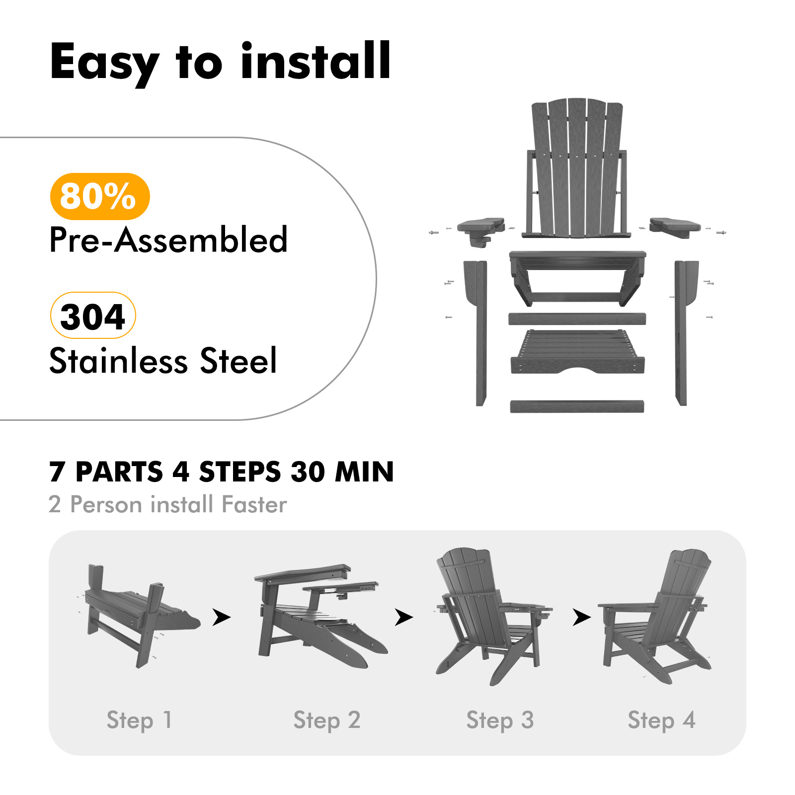 GARSING AC-GRAY Patio-Chairs - View #7