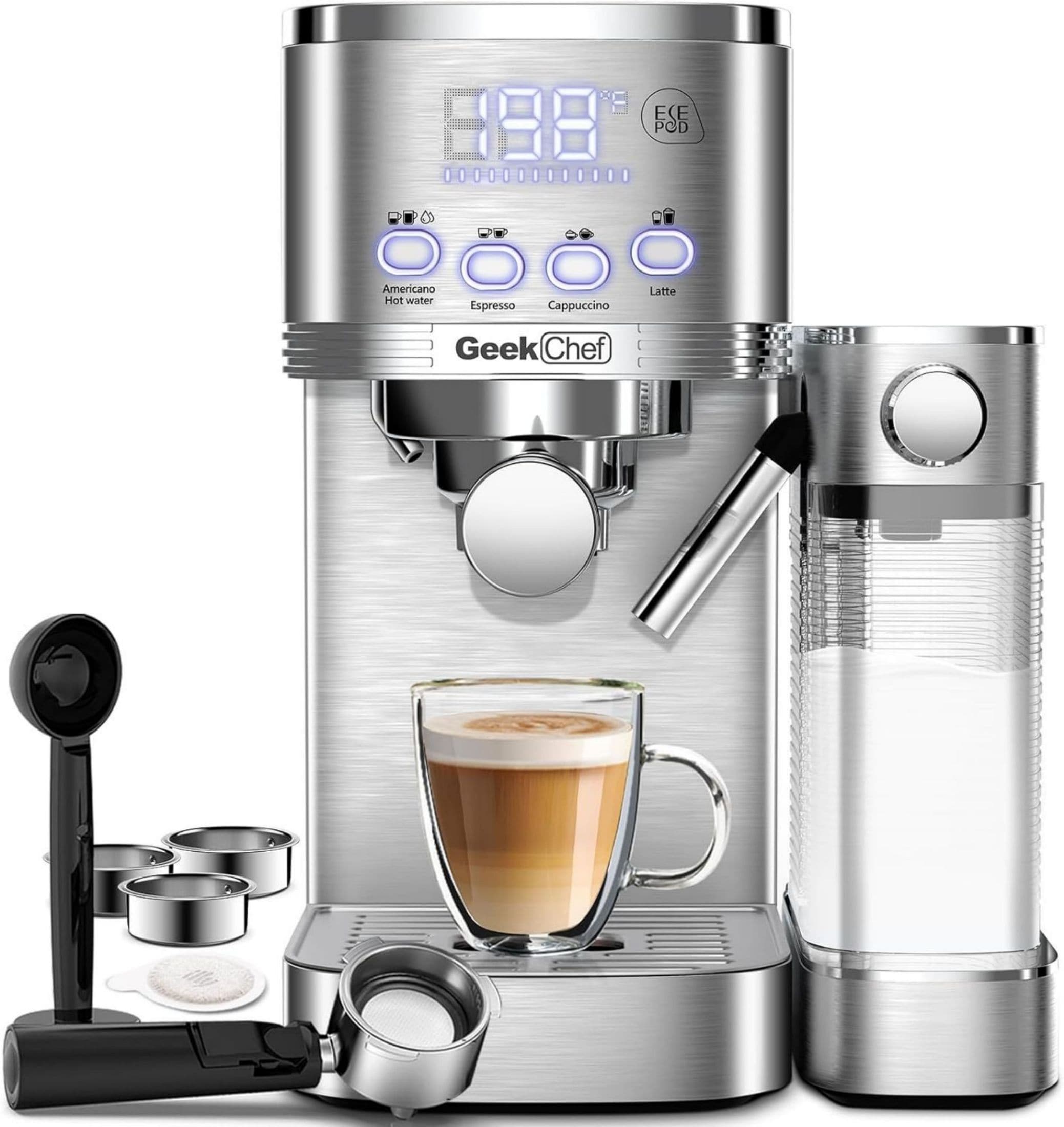 Jeremy Cass 2-Cup Sliver Commercial/Residential Drip Coffee Maker in the Coffee  Makers department at